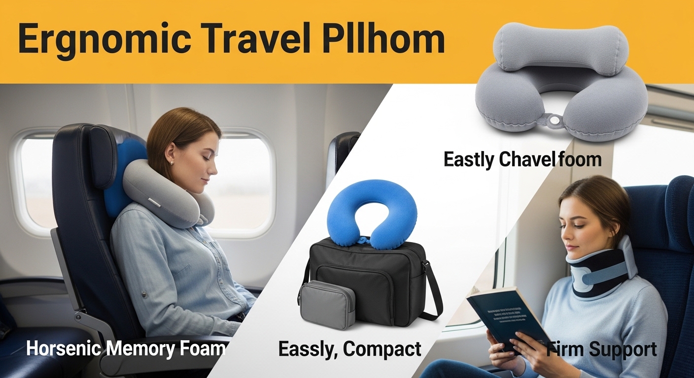 Best Ergonomic Travel Pillows for Neck Pain
