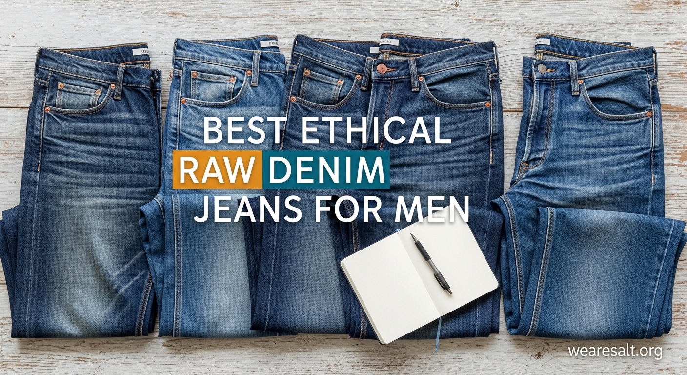 Best Ethical Raw Denim Jeans for Men
