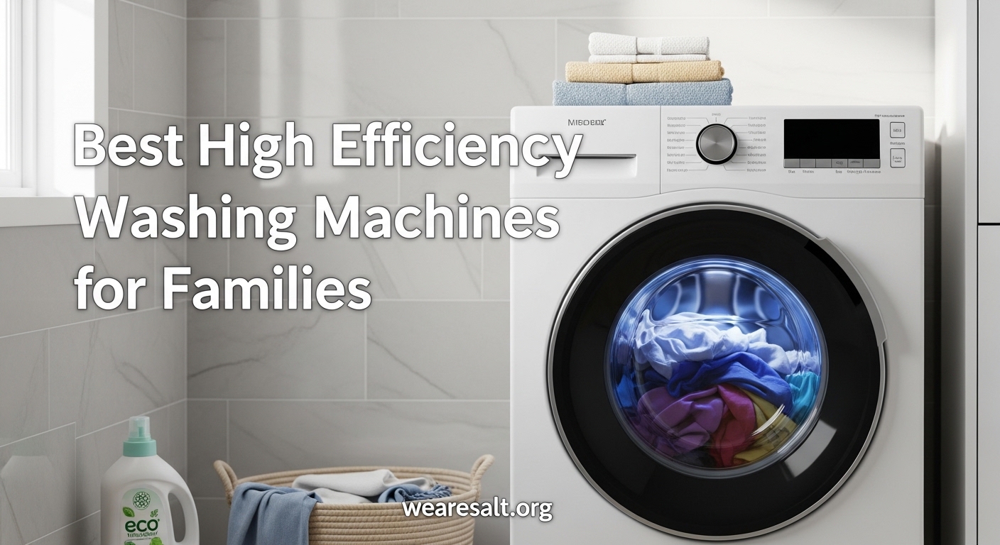 Best High Efficiency Washing Machines for Families