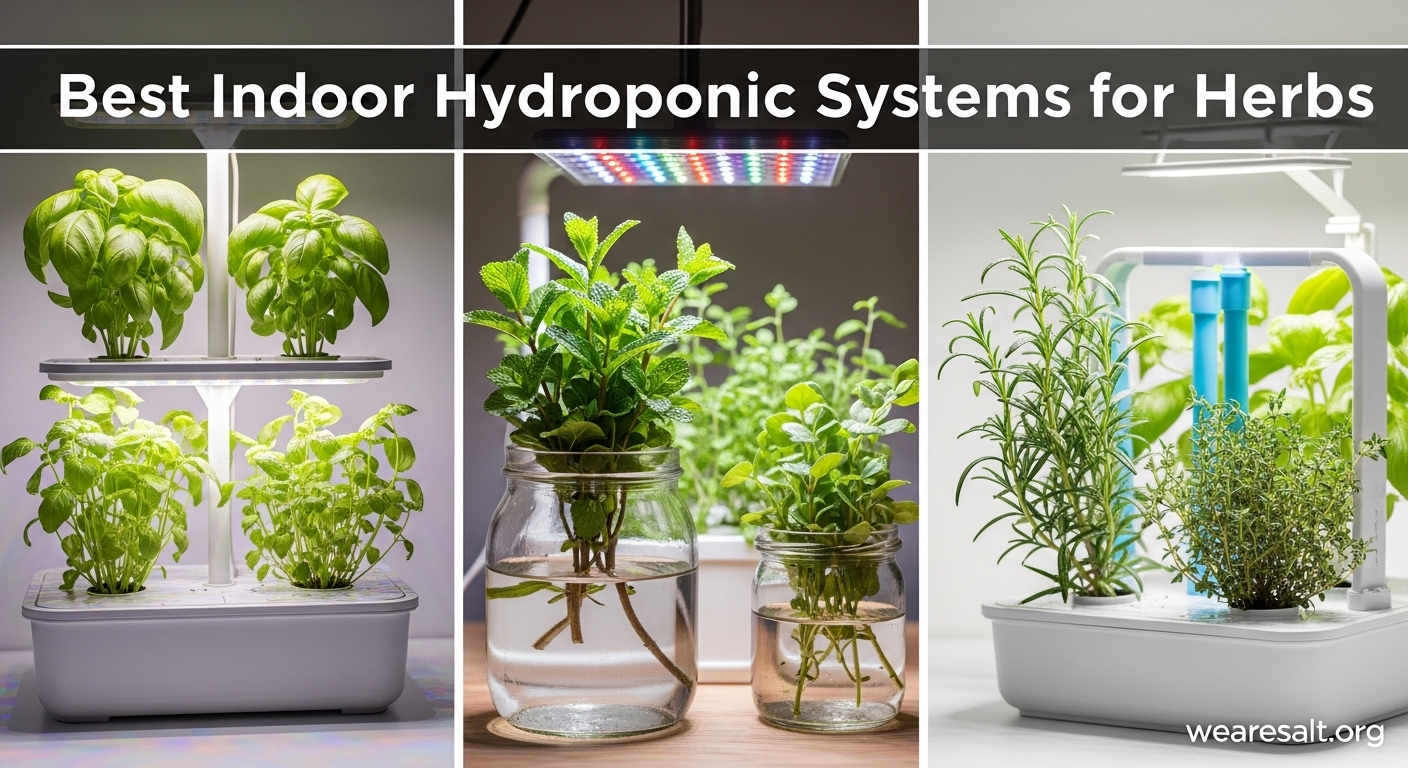 Best Indoor Hydroponic Systems for Herbs