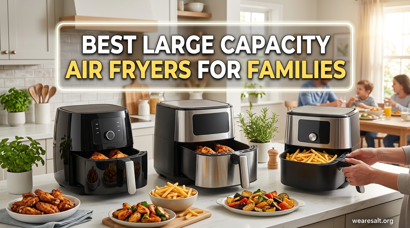 Best Large Capacity Air Fryers for Families