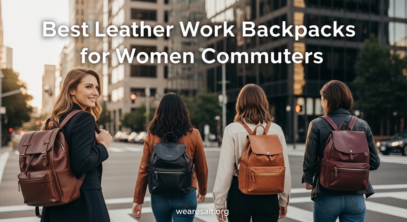 Best Leather Work Backpacks for Women Commuters
