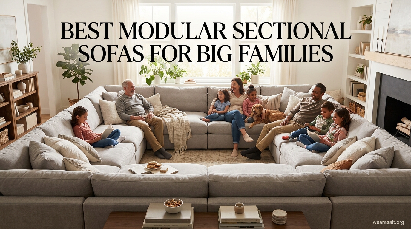 Best Modular Sectional Sofas for Big Families