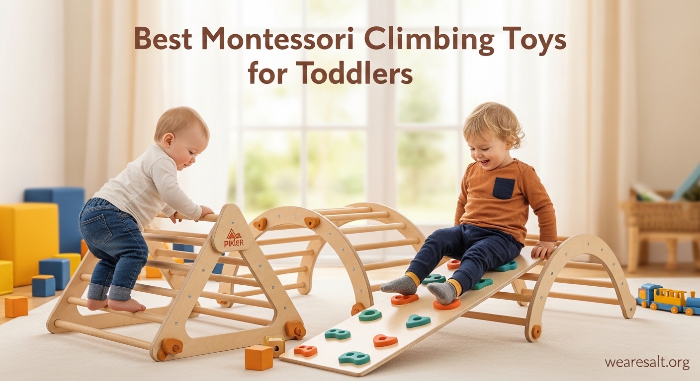 Best Montessori Climbing Toys for Toddlers
