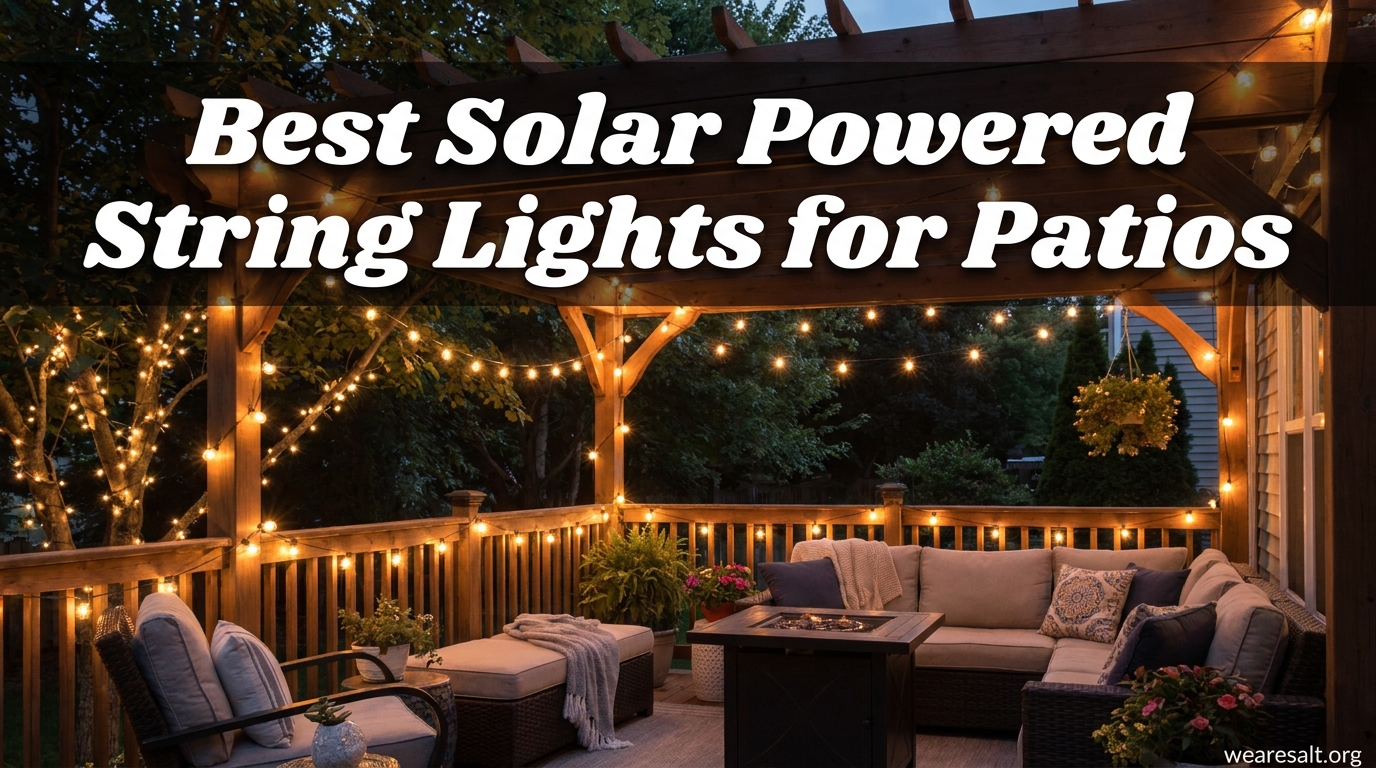 Best Solar Powered String Lights for Patios