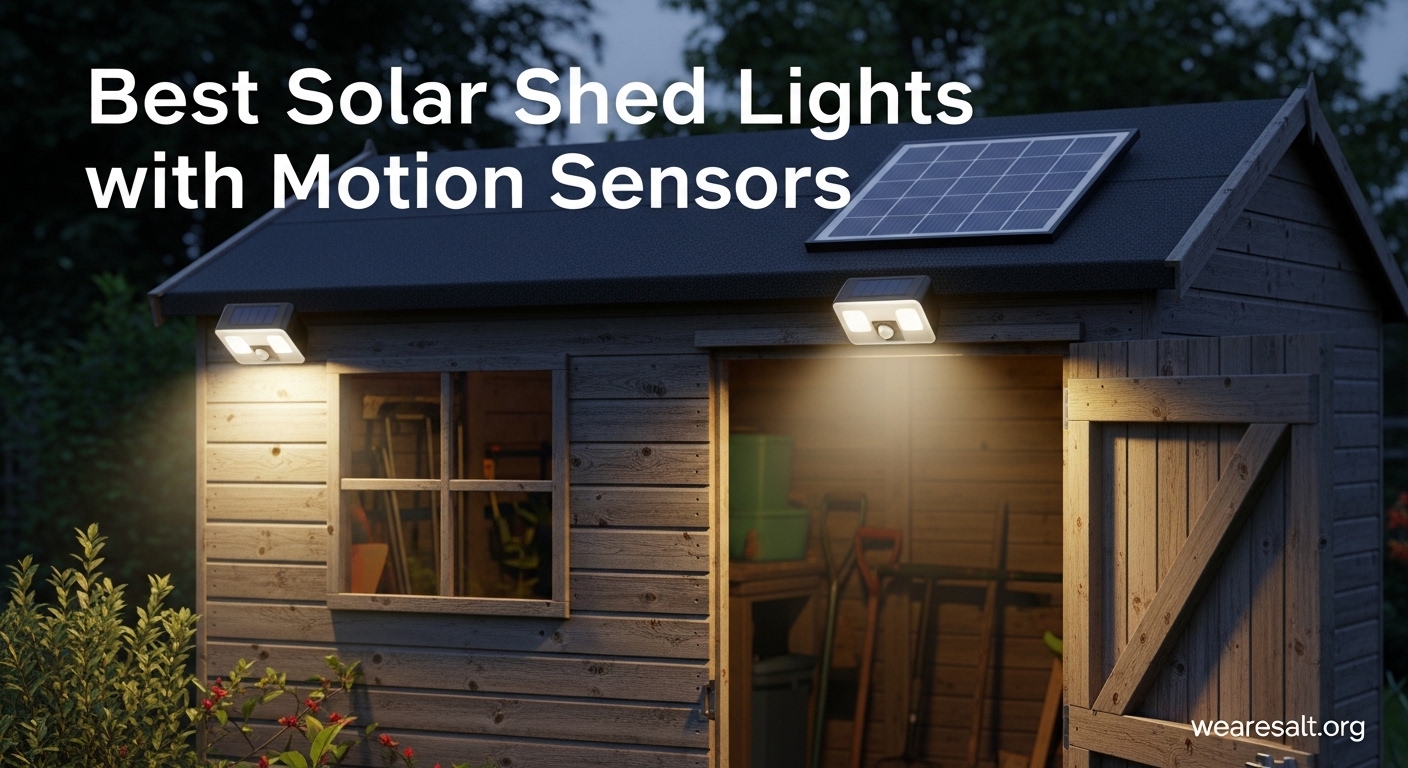 Best Solar Shed Lights with Motion Sensors