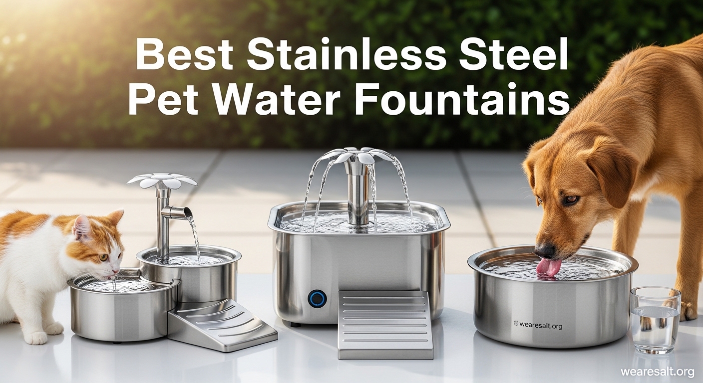Best Stainless Steel Pet Water Fountains