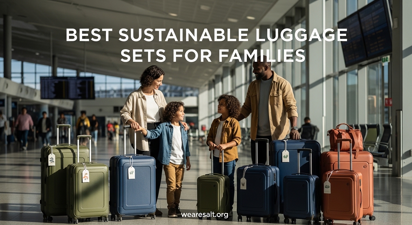 Best Sustainable Luggage Sets for Families