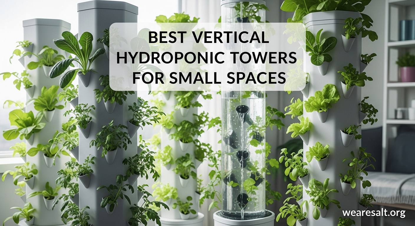 Best Vertical Hydroponic Towers for Small Spaces
