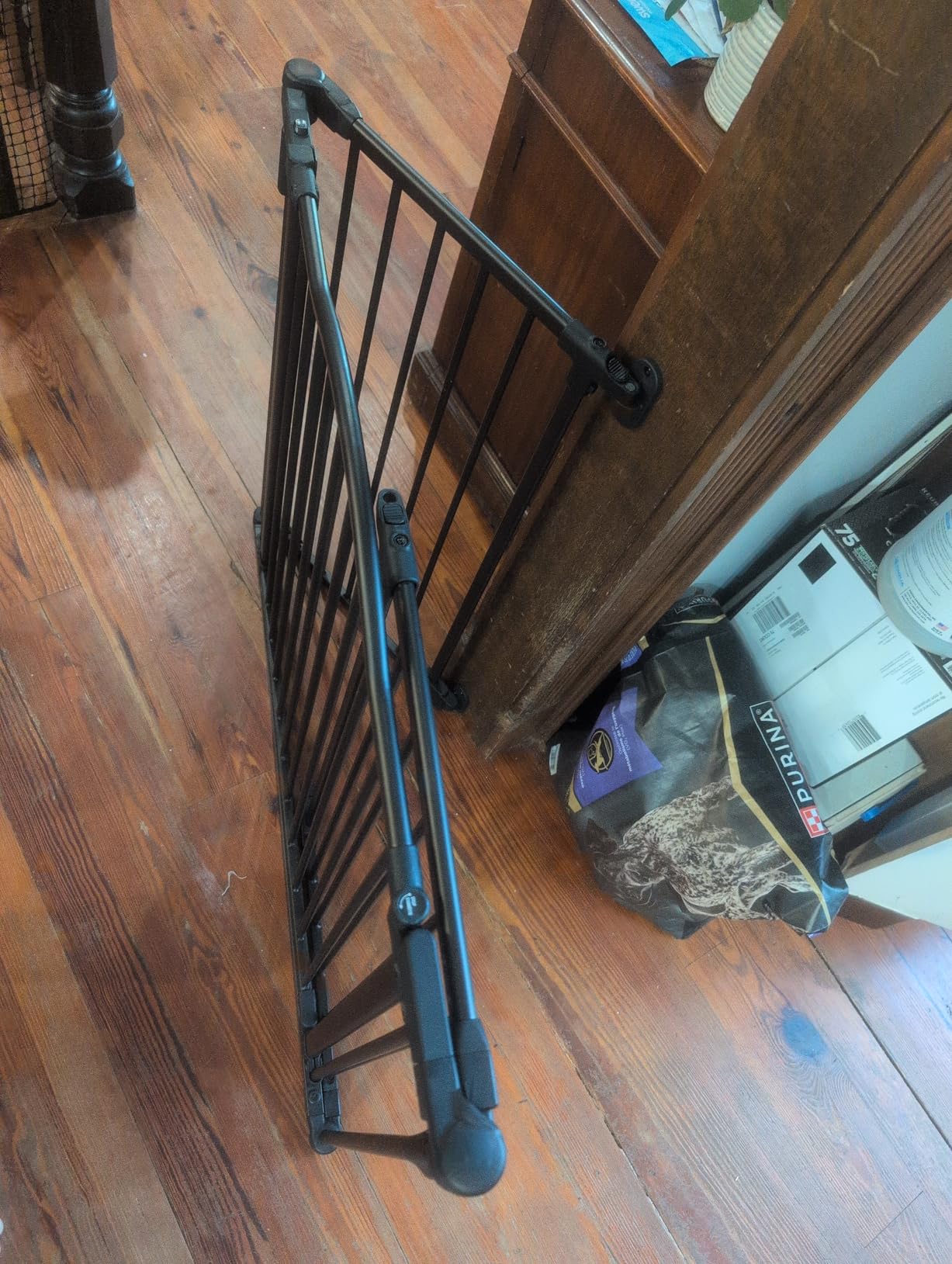 Toddleroo by North States - Deluxe Décor Safety Gate: Hardware Mounted Extra Wide Metal Baby Gate - Adjustable Child Gate - 38.3 to 72 Inches Wide - 30 Inches Tall - Matte Bronze customer photo 2