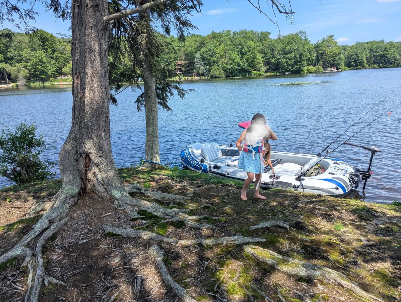 INTEX Transom Electric Trolling Motor for Inflatable Boat, 40lb Thrust customer photo 1