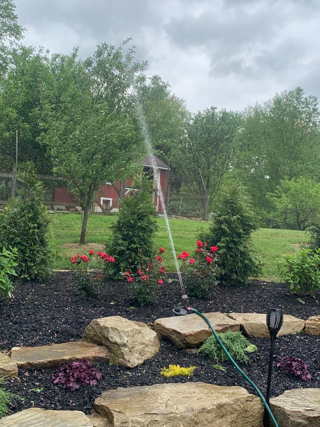 Gardena (69-84BZMX) ZoomMaxx Adjustable Sprinkler with Built in Timer Weighted Base customer photo 1