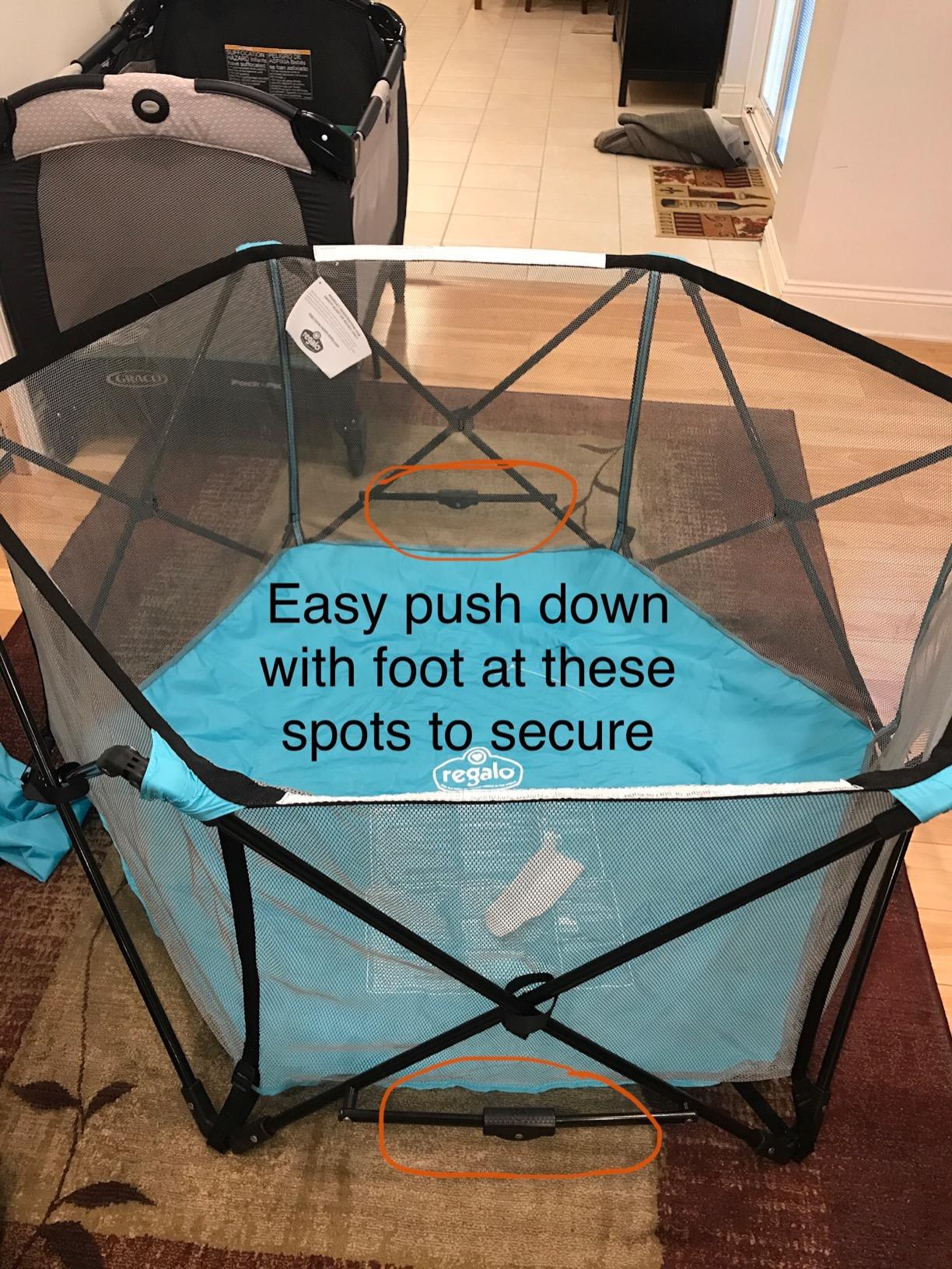 Bright Starts Pop 'N Play Indoor/Outdoor Playard, Portable Playpen for Babies and Toddlers, Unisex, Easy Compact Fold customer photo 1