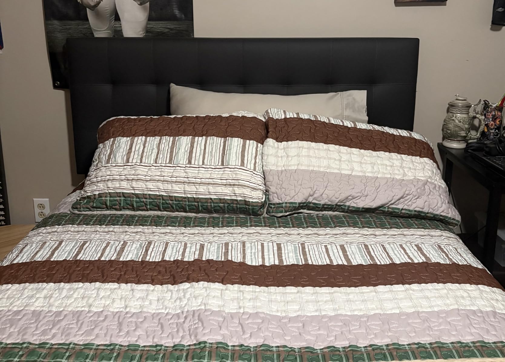 Modway Lily Tufted Faux Leather Upholstered Queen Headboard in White customer photo 1
