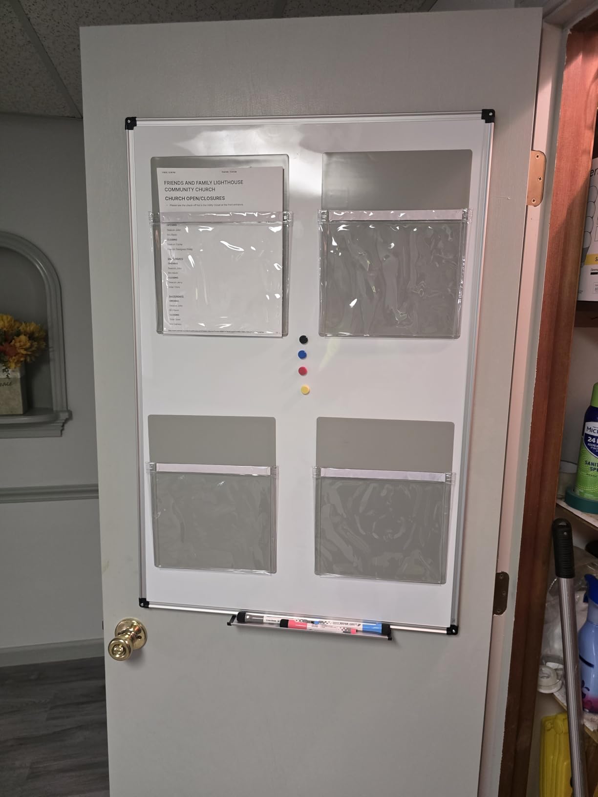 XBoard Magnetic Dry Erase Board/Whiteboard, 36 X 24 Inches Double Sided White Board, Silver Aluminium Frame customer photo 1