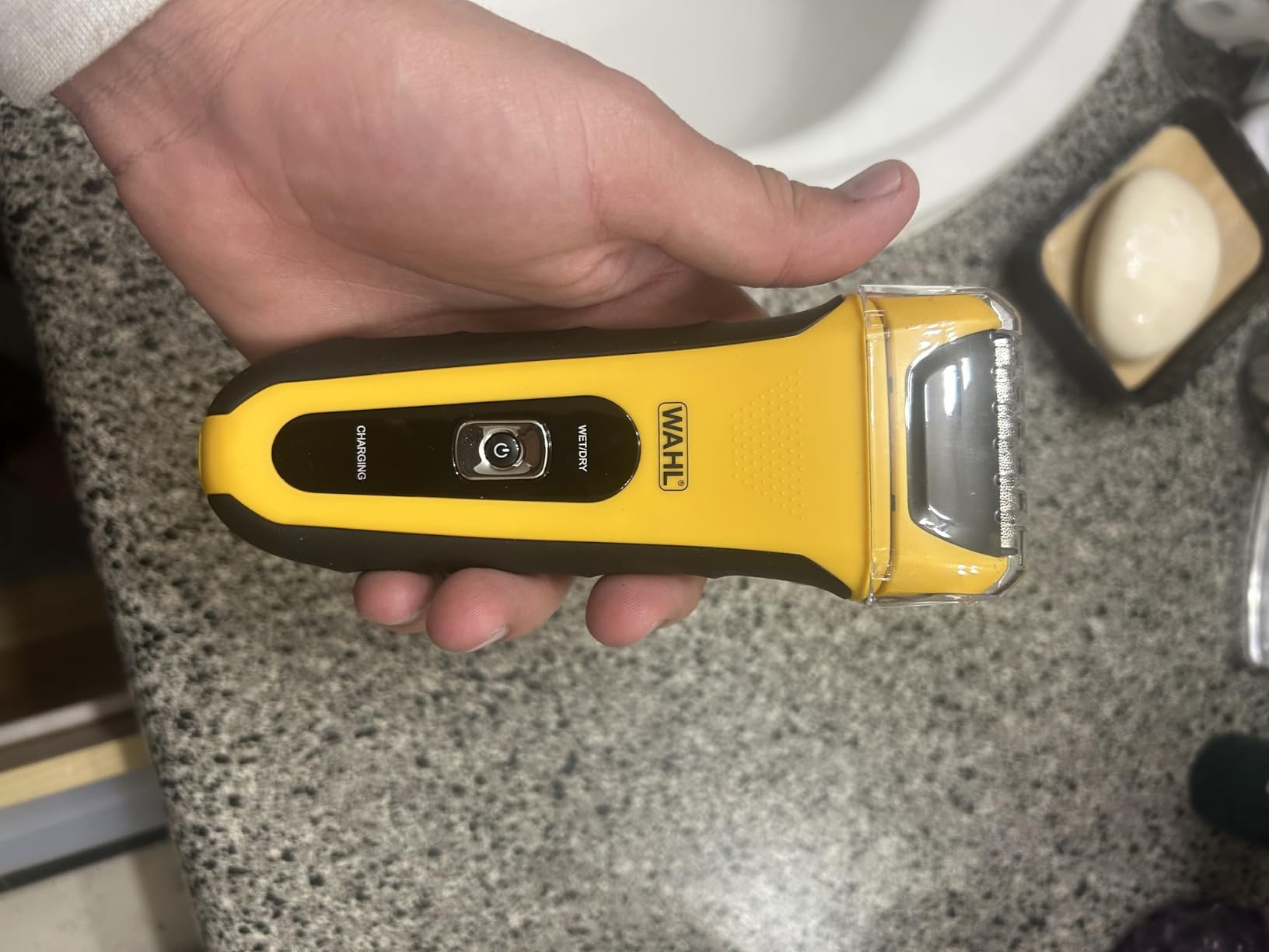 Wahl Lifeproof Lithium Ion Foil Shaver - Waterproof Rechargeable Electric Razor with Precision Trimmer for Men's Beard Shaving, Trimming, & Grooming with Quick Charge - Model 7061-100 customer photo 1