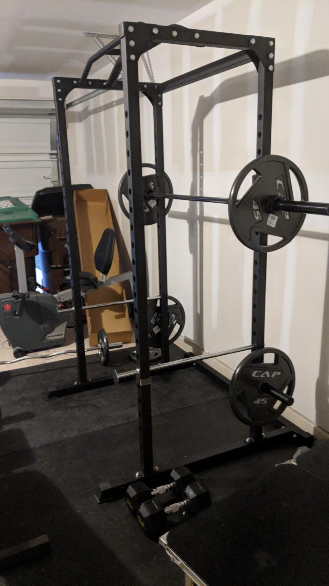REP Fitness PR-1100 Power Rack - 700 lbs Rated Lifting Cage for Weight Training customer photo 1