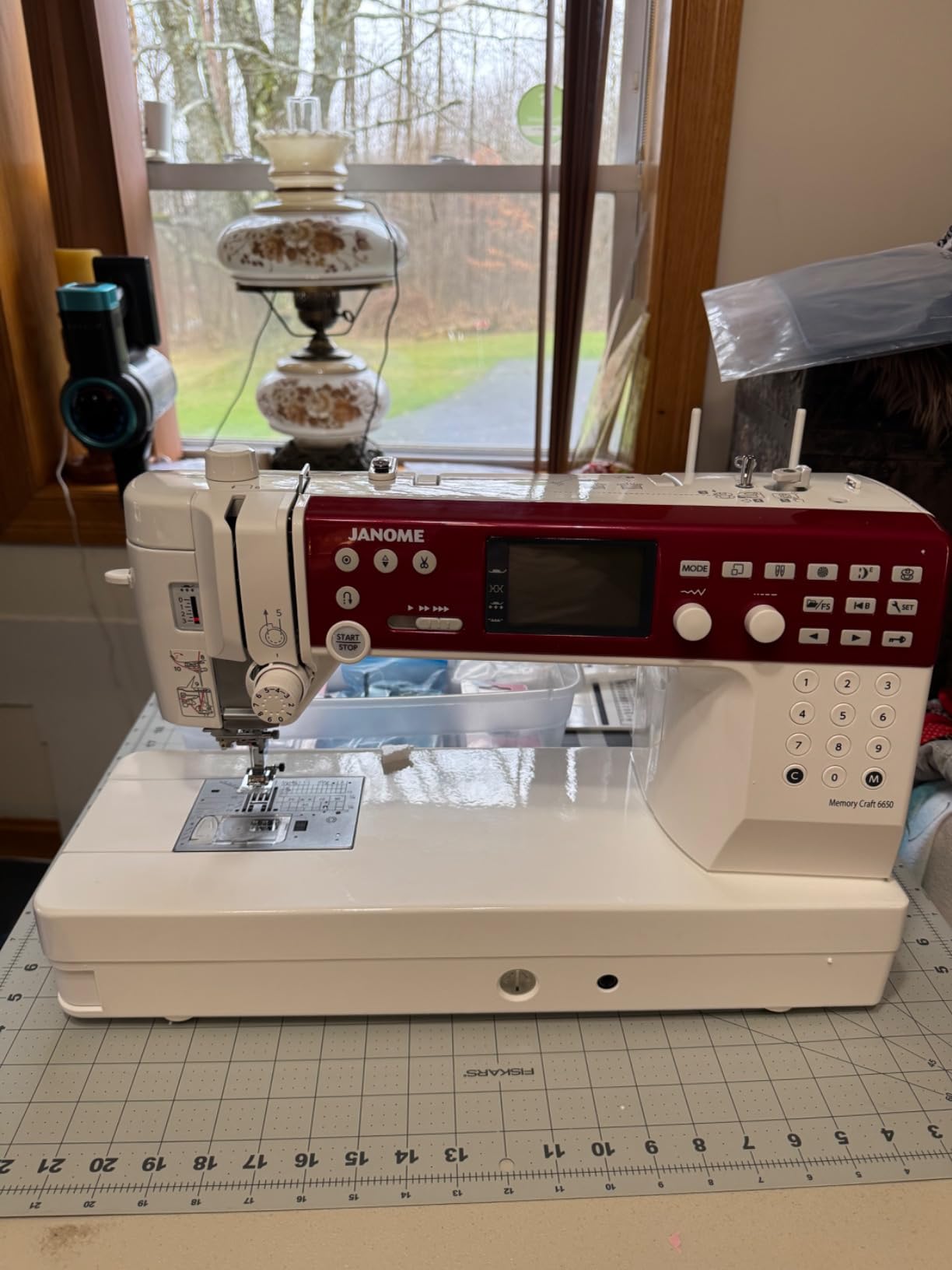 Janome MC6650 Sewing and Quilting Machine with Exclusive Bonus Bundle customer photo 1