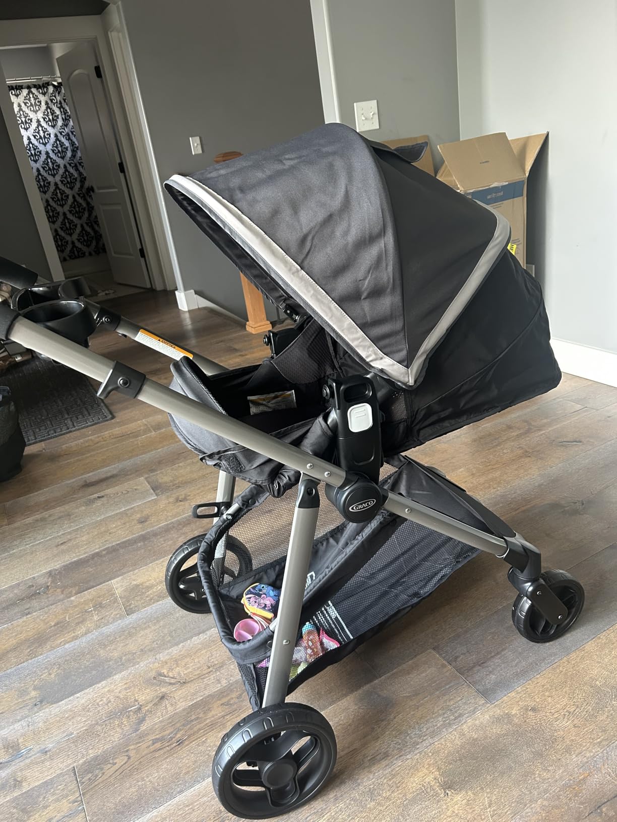 Graco Modes Element Travel System, Baby Car Seat and Stroller Combo, Includes SnugRide Lite LX Infant Car Seat and Reversible Baby Stroller, Canter customer photo 2