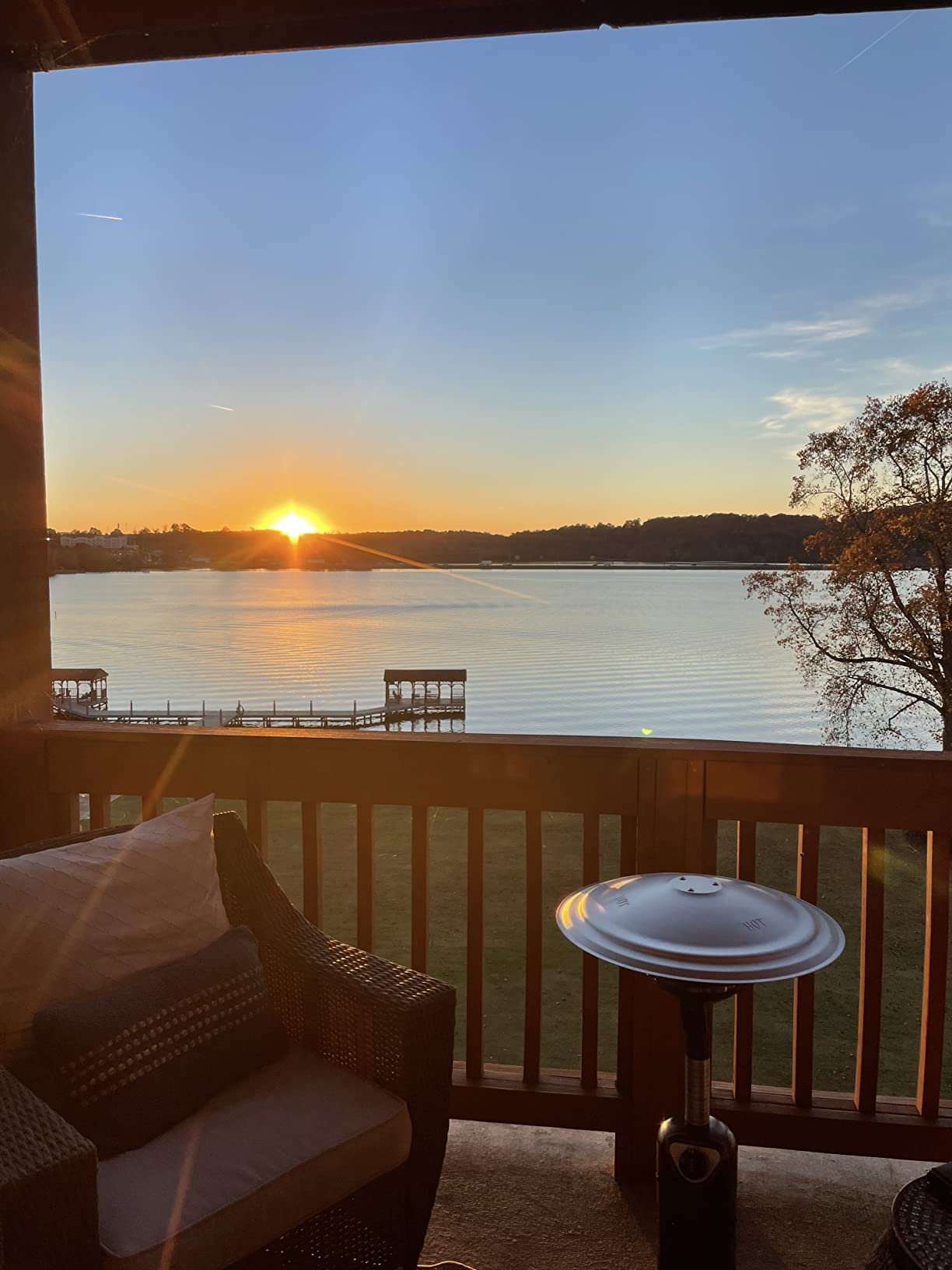 BALI OUTDOORS Portable Patio Heater, Outdoor Propane Table Top Heater, Bronze customer photo 2