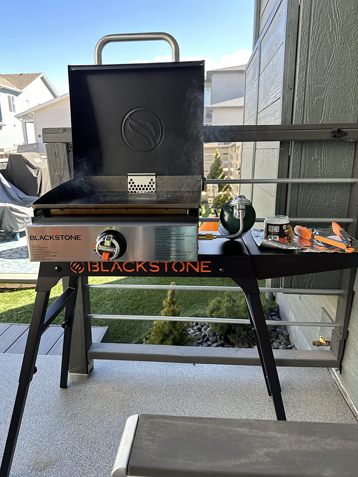 Blackstone 1814 Propane Gas Griddle, 17 Inch, Stainless Steel, Portable Flat Top, Heavy Duty, For Kitchen, Camping, Outdoor, Tailgating customer photo 1