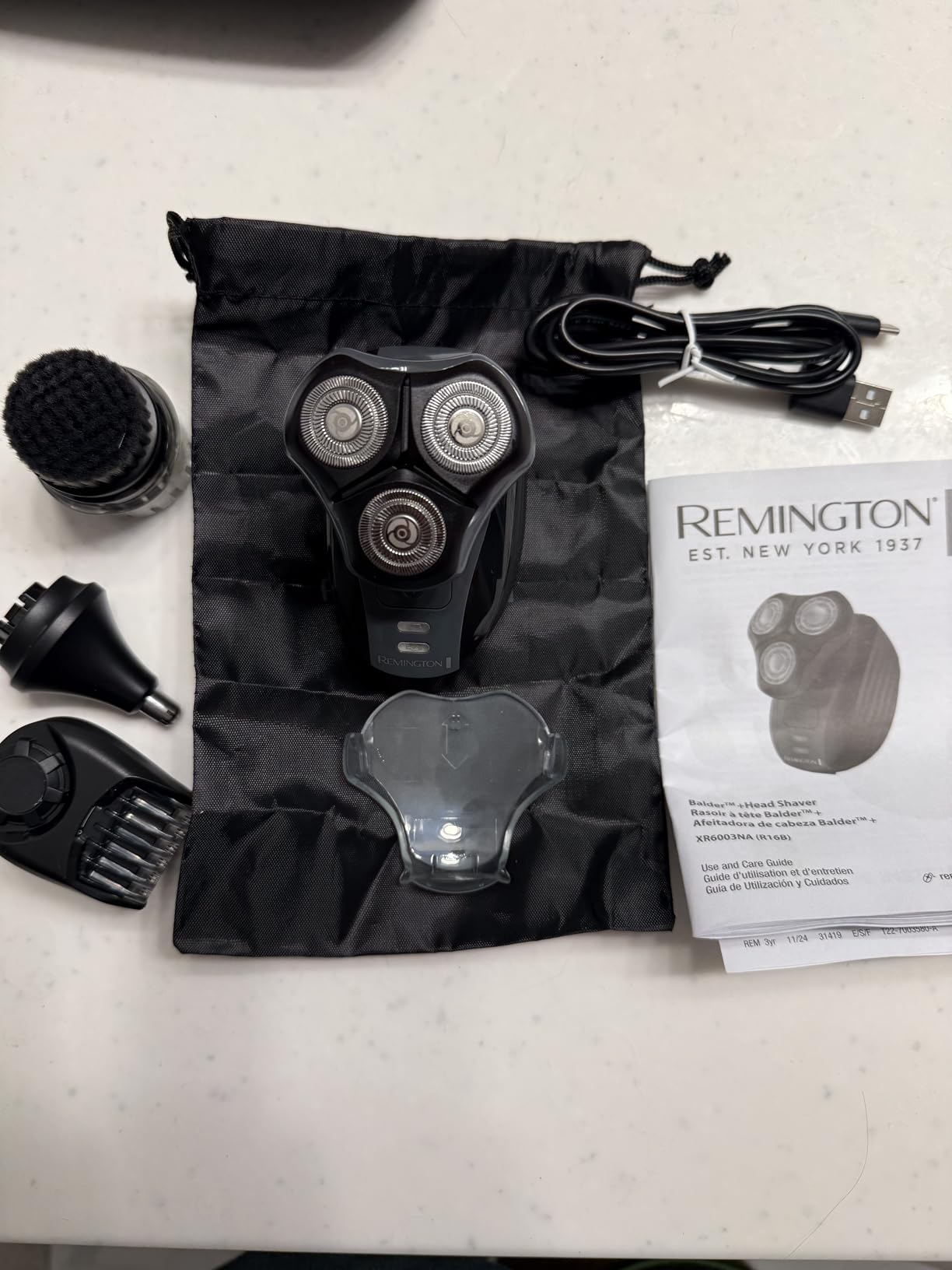 Remington Balder Pro XR7000 Head Shaver for Men, Rotary Wet & Dry Razor customer photo 1
