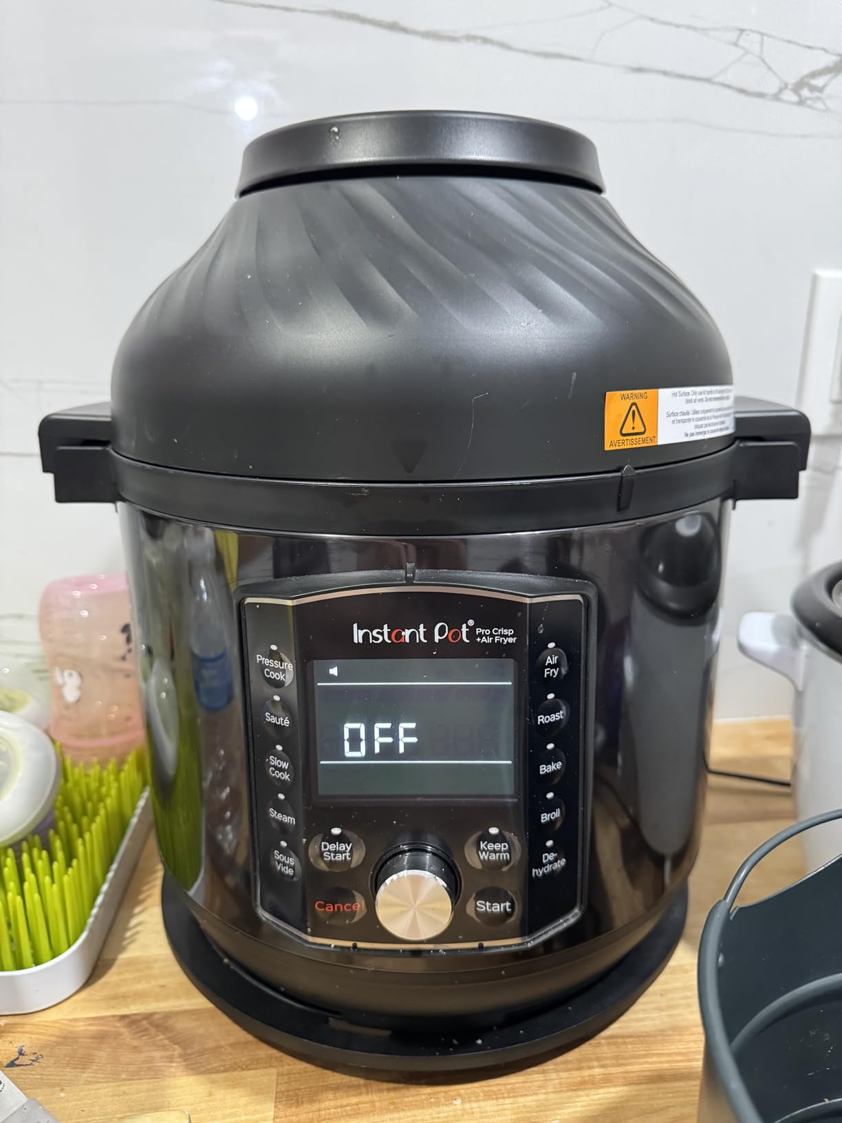 Instant Pot Duo Crisp 11-in-1 Air Fryer and Electric Pressure Cooker Combo with Multicooker Lids, 6 Quart customer photo 1