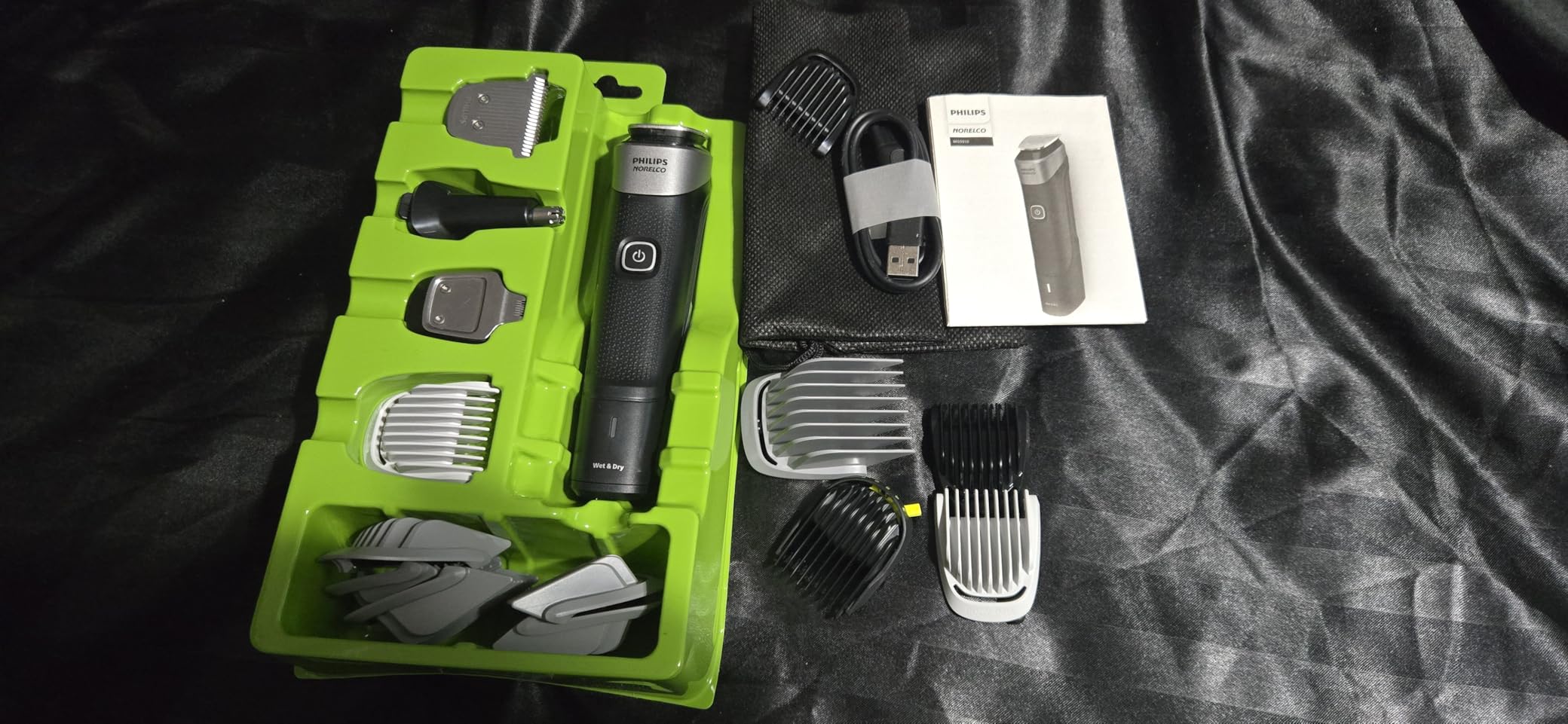 Philips Norelco Multigroom 5000 Series, All-in-One Trimmer and Hair Clipper, 18-Piece Men's Grooming Kit for Beard, Face, Hair, Body and Intimate Areas, No Blade Oil Needed, Model MG5910/49 customer photo 2