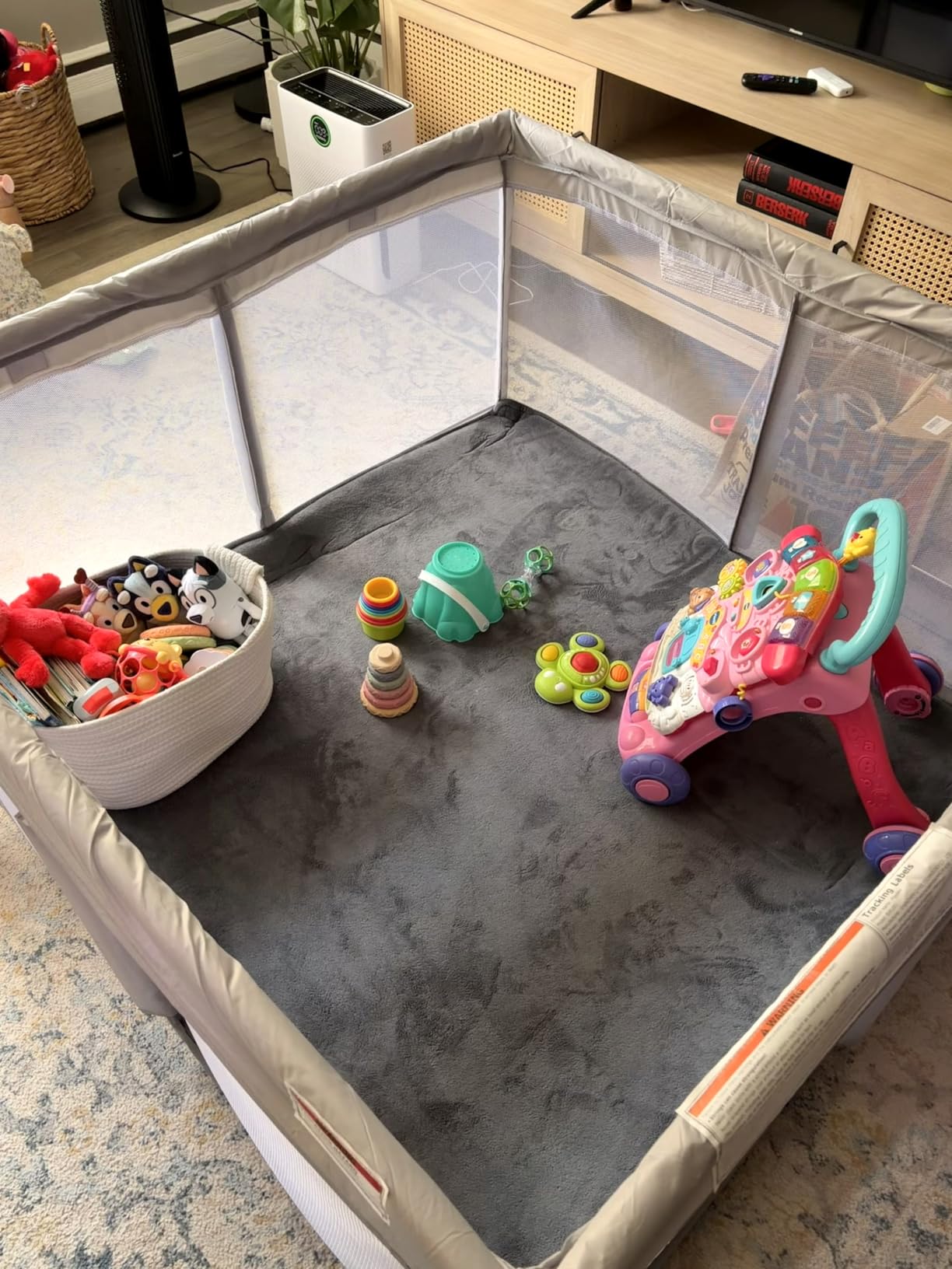 Hiaksedt Baby Playpen 50x50 Inch, Play Pens for Babies and Toddlers customer photo 1