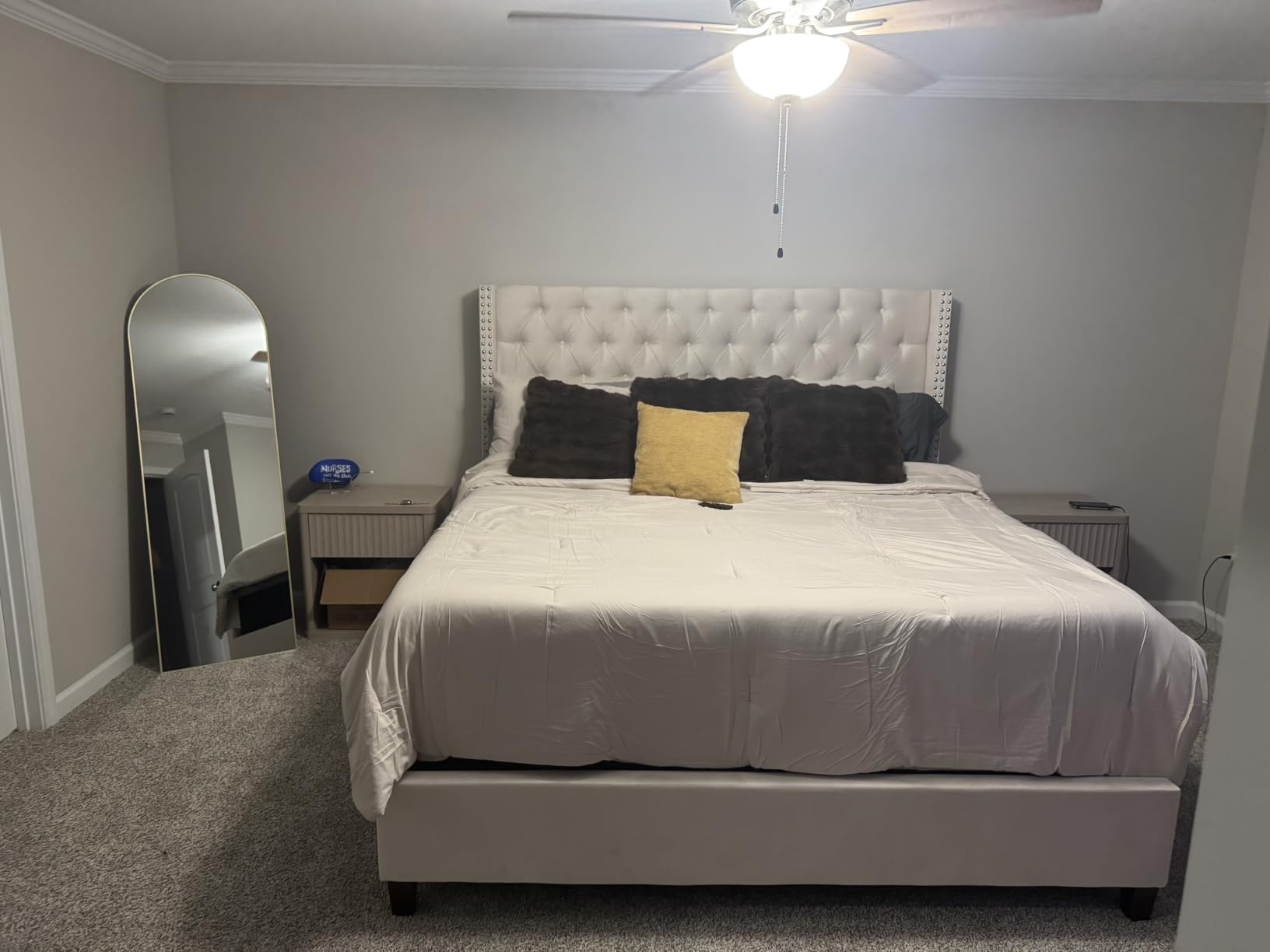 Jocisland King Size Bed Frame 61.4