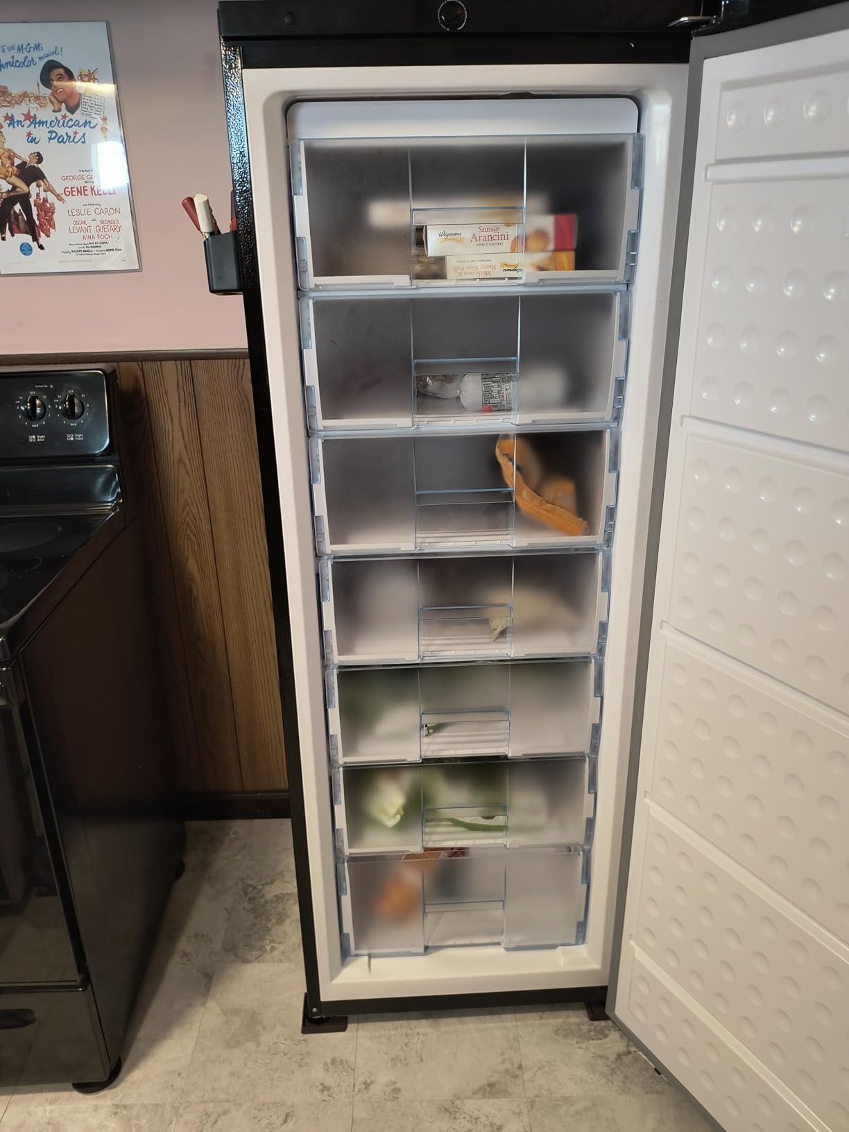 Hamilton Beach Upright Freezer, Deep Freeze, Stainless Steel Freezer with Drawer Compartments, 11 cu. ft. Freezer customer photo 2