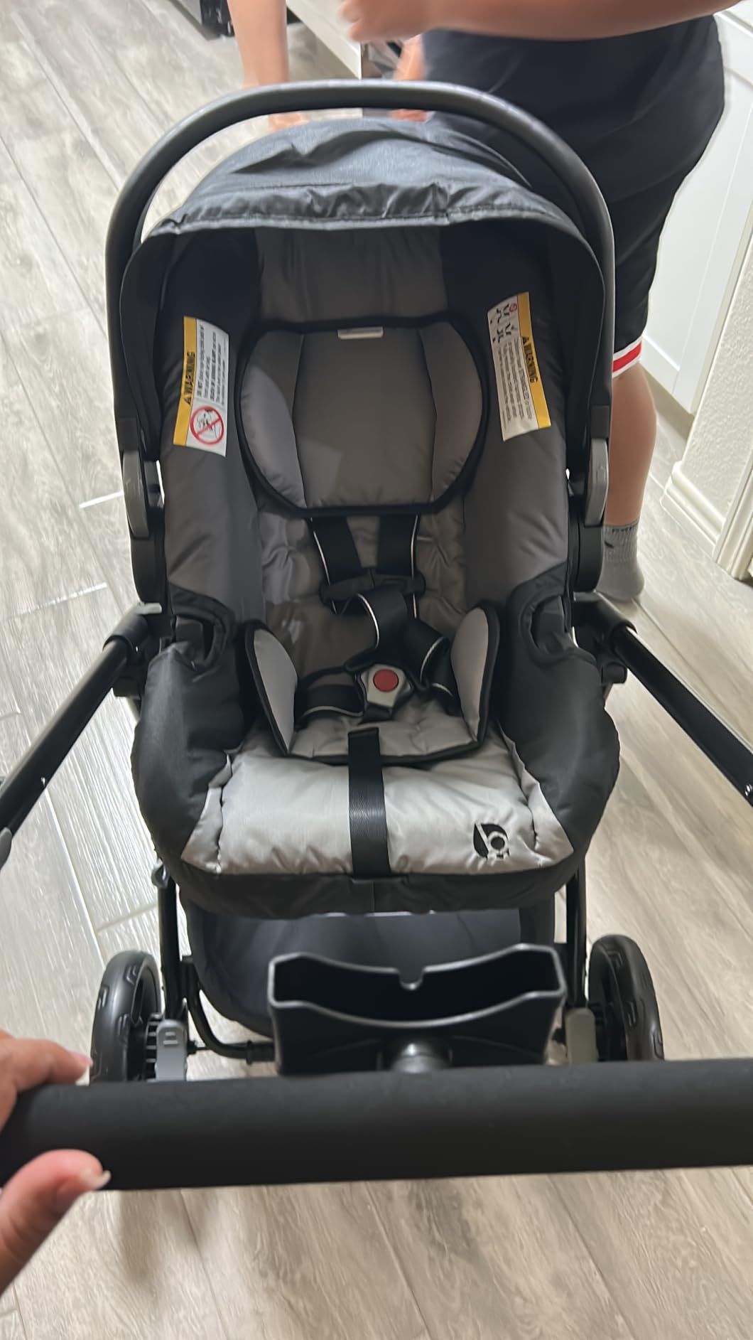 Baby Trend Passport Switch 6-in-1 Modular Stroller Travel System with EZ-Lift Plus Infant Car Seat, Dash Black customer photo 2