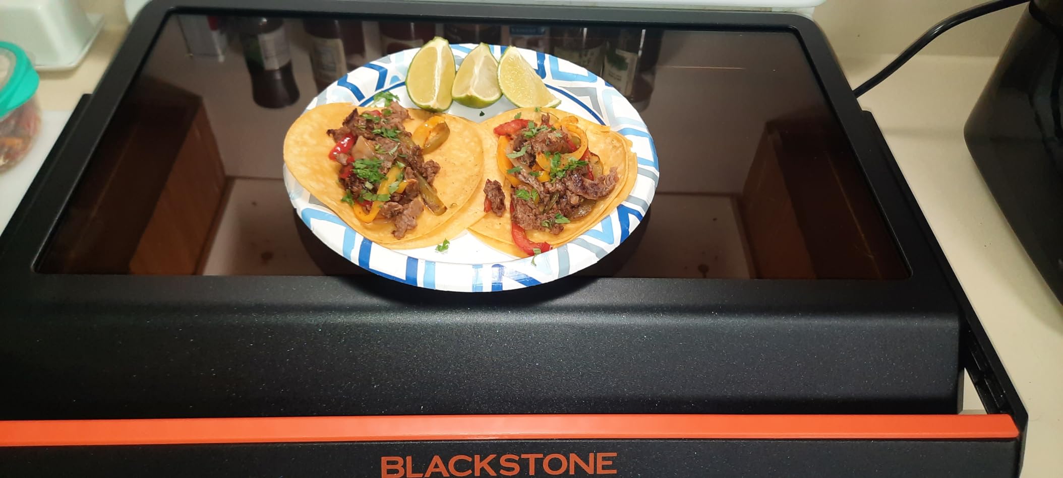 22 Inch Electric Griddle Nonstick with Lid, 8001 E-Series Tabletop Large Griddle By Blackstone with Blackstone Griddle Accessories For Indoor and Outdoor Use customer photo 2