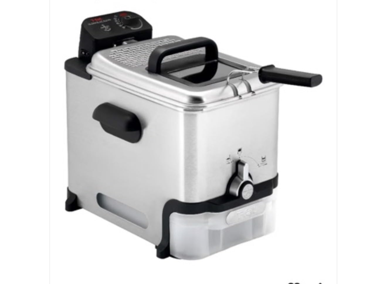 T-fal Compact EZ Clean Stainless Steel Deep Fryer with Basket for Home Use, 1.8 Liter Oil and 1.7 Pound Food Capacity, 1200 Watts, Easy Clean Temp Control, Oil Filtration, 1.8 L customer photo 1