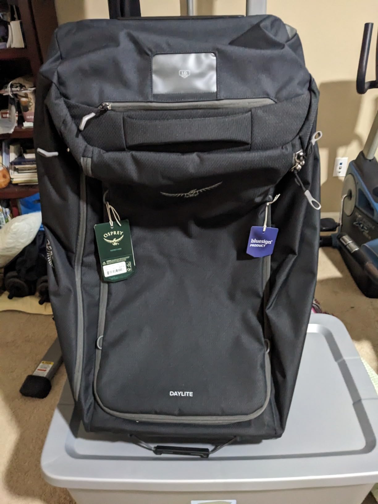 Osprey Daylite 85L Wheeled Collapsible Travel Duffel Bag - Lightweight Durable Rolling Suitcase, Black customer photo 1