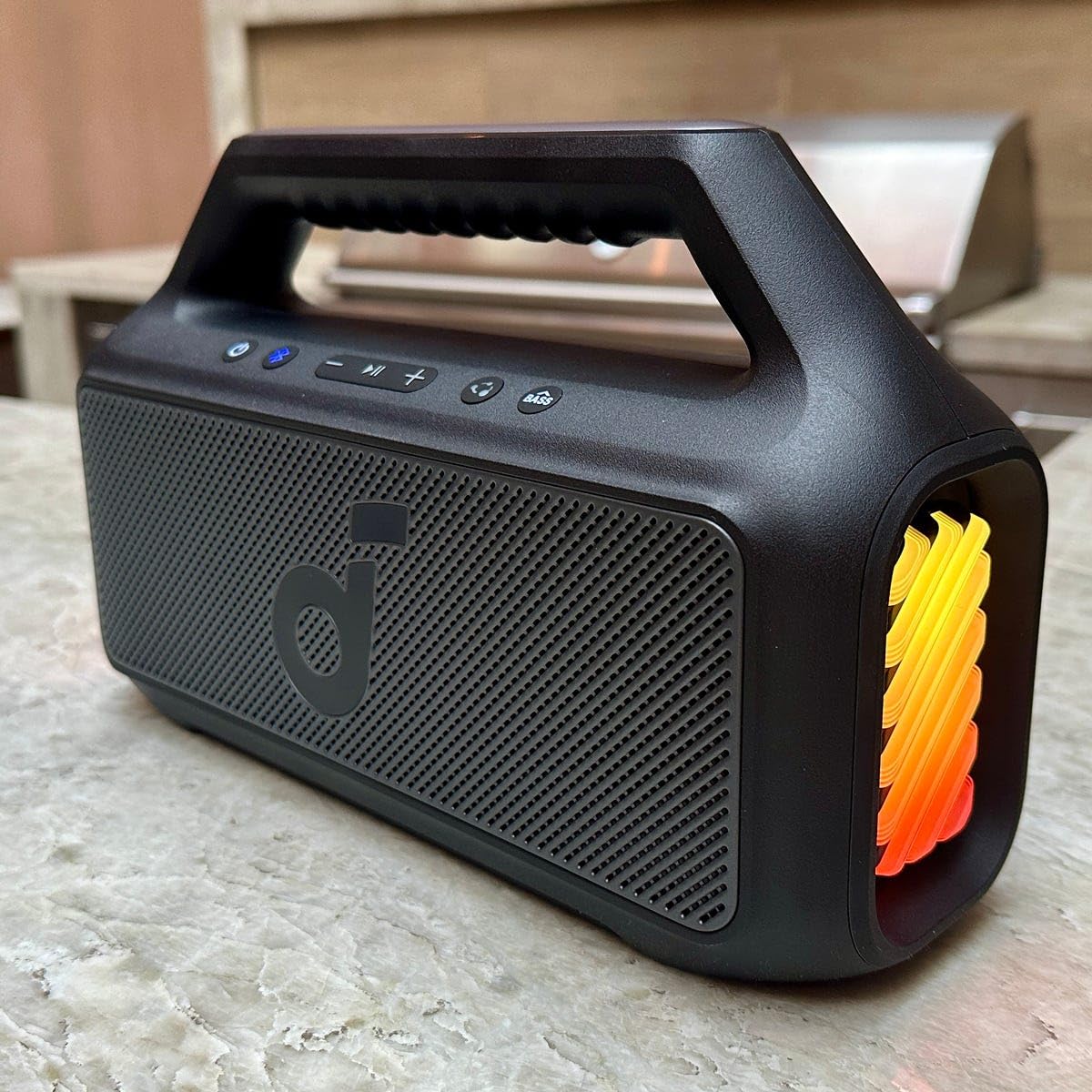 Soundcore Boom 2 By Anker, Outdoor Speaker, 80W, Subwoofer, BassUp 2.0, 24H Playtime, IPX7 Waterproof, Floatable, RGB Lights, USB-C, Custom EQ customer photo 1