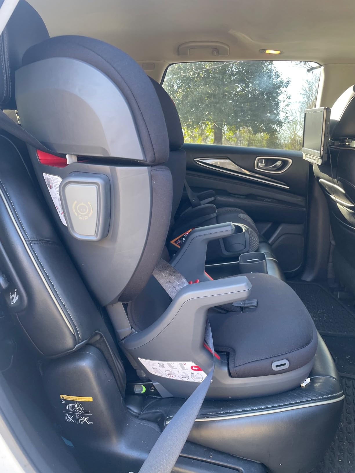 UPPAbaby Alta V2 High Back Booster Seat with Seven-Position Active Support Headrest, SecureFit Integrated Belt Guide + Positioner, Kavneer (Almond Melange) customer photo 2