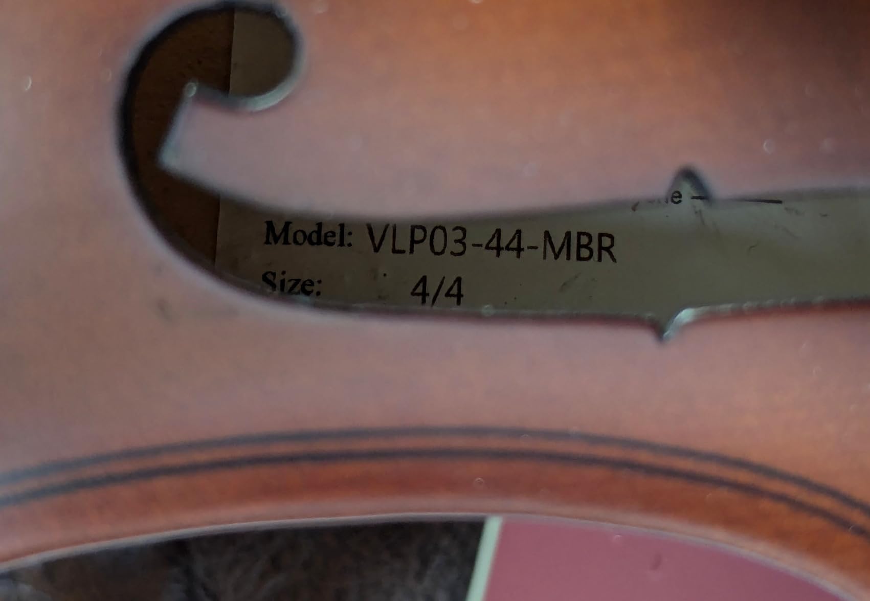 ADM 1/4 Size Wood Violin Set for Kids Teens Students Adults Beginner Acoustic Violin Matte Fiddle Starter Kit with Hard Case, Rosin, Shoulder Rest, Bow, Clip-on Tuner and Fingerboard Sticker customer photo 1