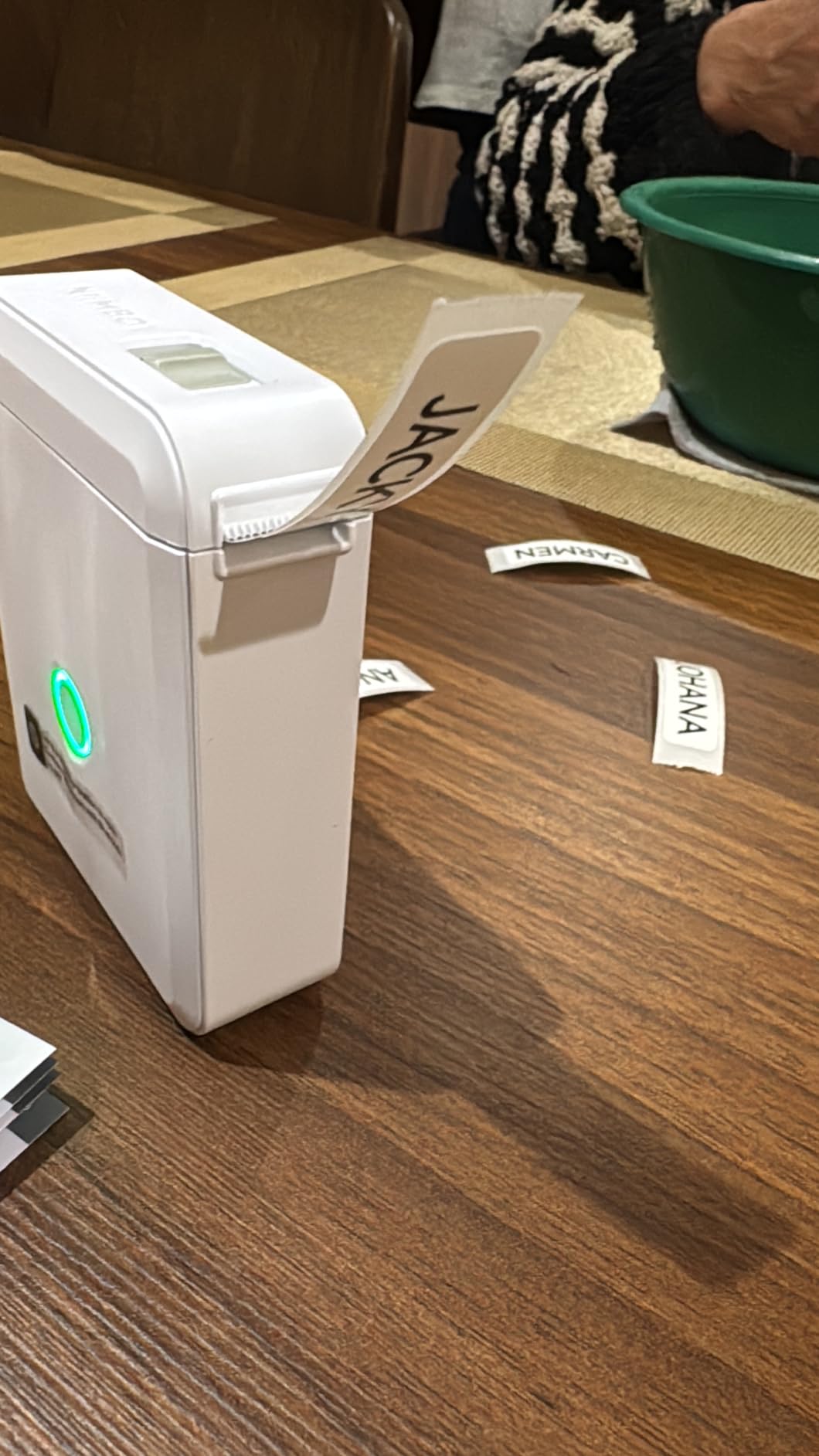 NIIMBOT D110 Label Maker Machine, Bluetooth Thermal Label Printer for School Home Office Organization, Mini Thermal Printer, Label Maker with 1 Label Tape, White customer photo 2