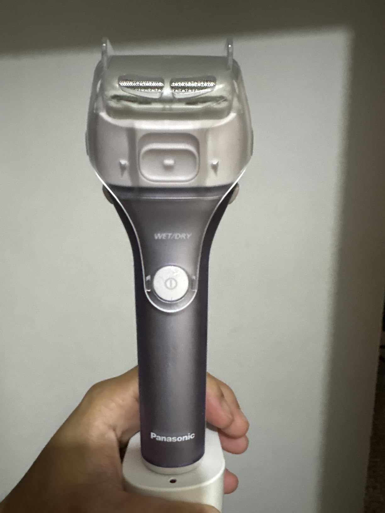 Panasonic Electric Shaver for Women, Cordless 4-Blade Shaver, Bikini Attachment, Pop-Up Trimmer, Wet-Dry Operation, Electric Razors for Women - ES-AWL8AV (Purple) customer photo 1