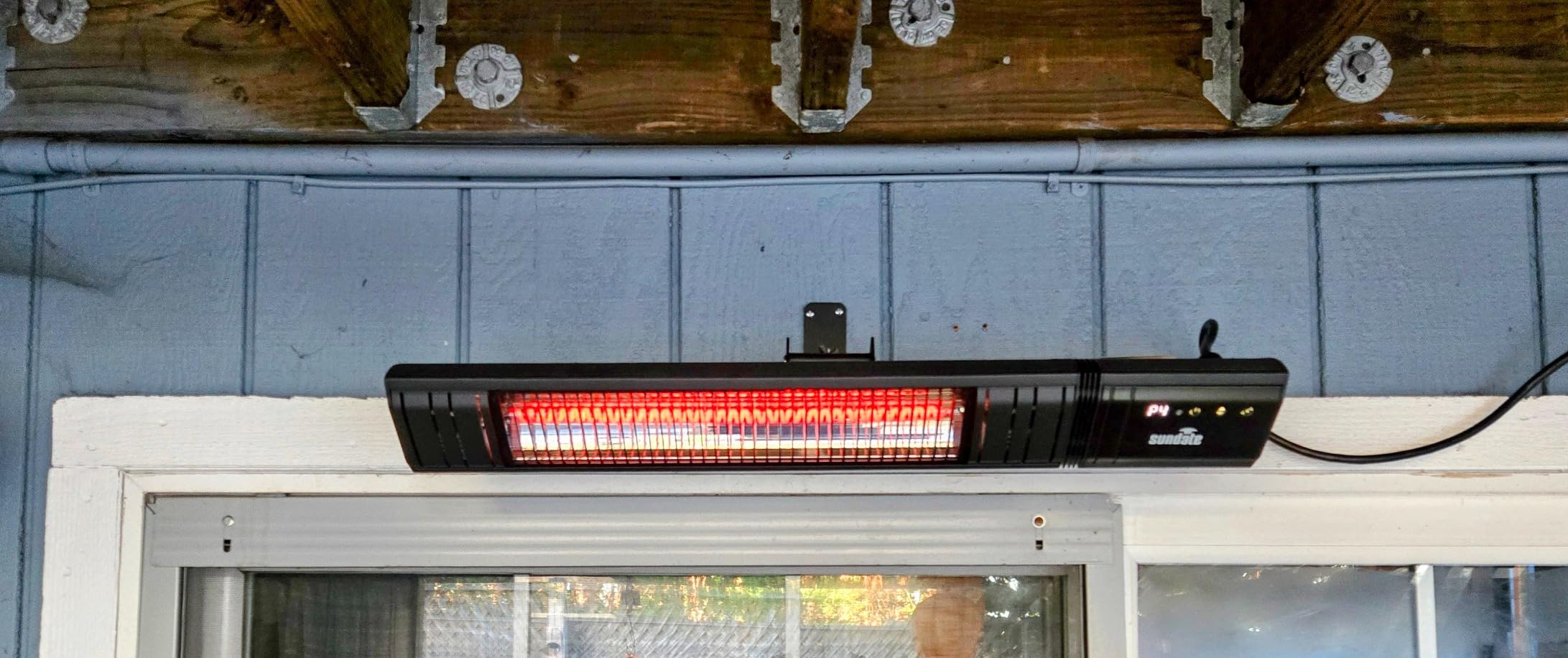 Sundate 1500W Infrared Patio Heater, WiFi App, 9 Heat Levels, 24H Timer customer photo 1
