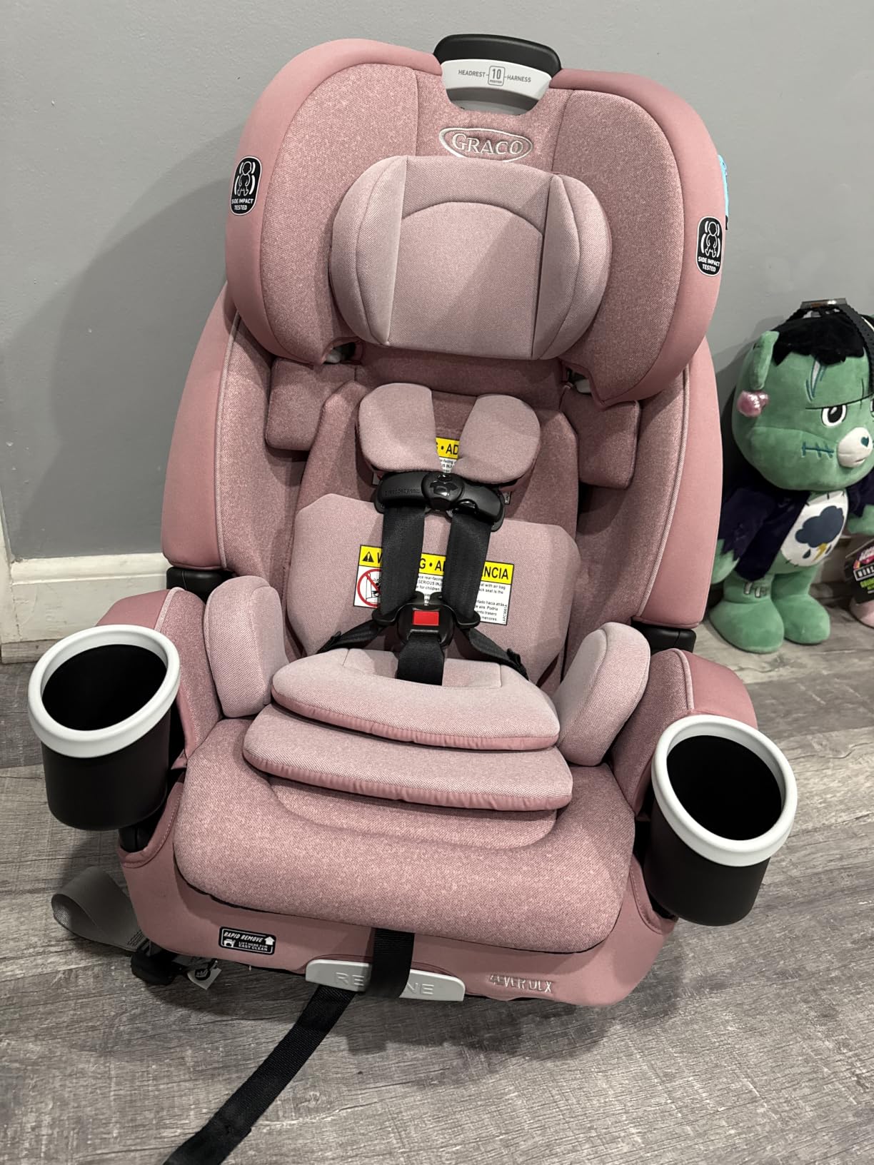 Graco 4Ever DLX 4-in-1 Baby Car Seat, Infant to Toddler Car Seat, 10 Years of Use, Rear-Facing, Forward-Facing, Highback Booster, and Backless Booster Seat Modes, Comfortable and Convenient, Charlie customer photo 1