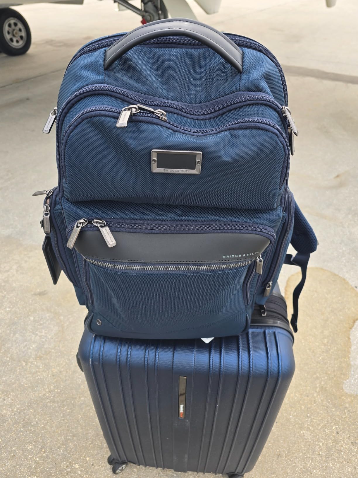 Briggs & Riley Large Cargo Backpack for Women & Men - Laptop Backpack, For Work & Travel, Spacious & Durable, Padded Straps, Fits up to 17