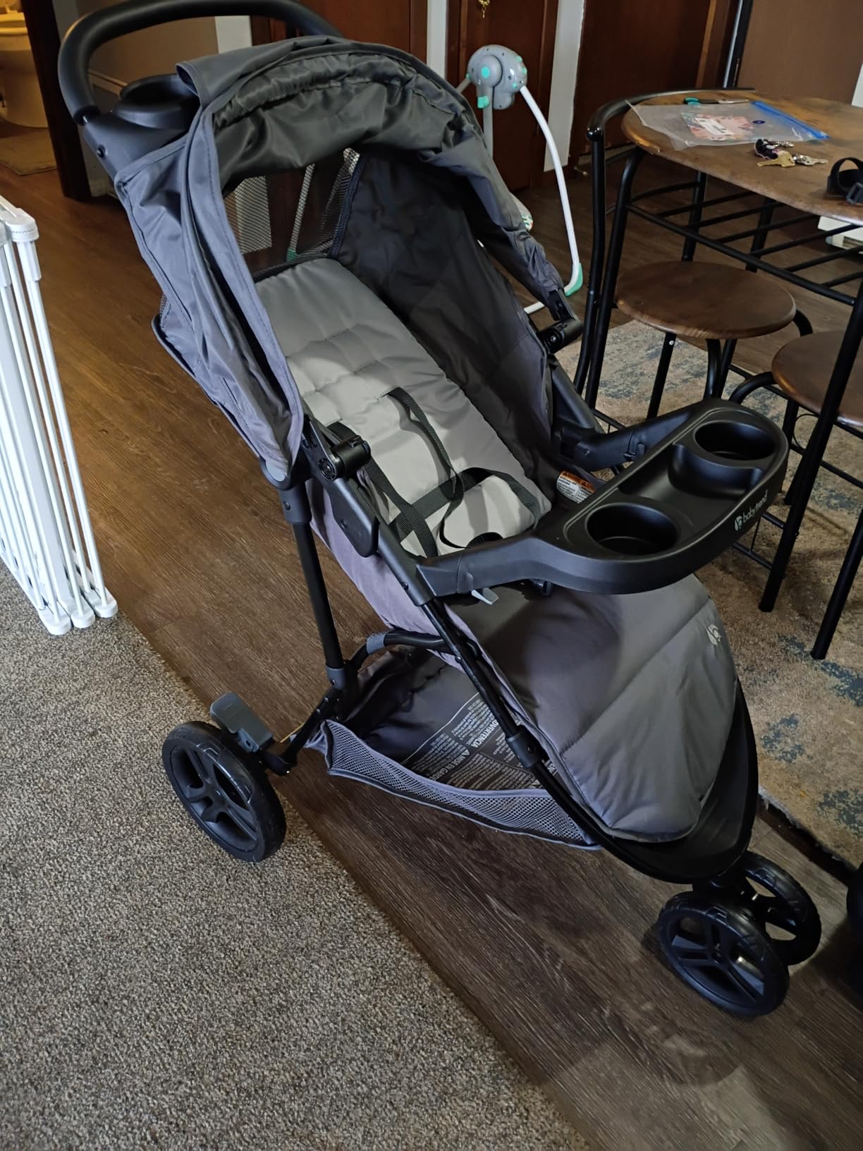 Baby Trend Venture 3-Wheel Stroller Travel System, Stellar Grey customer photo 2