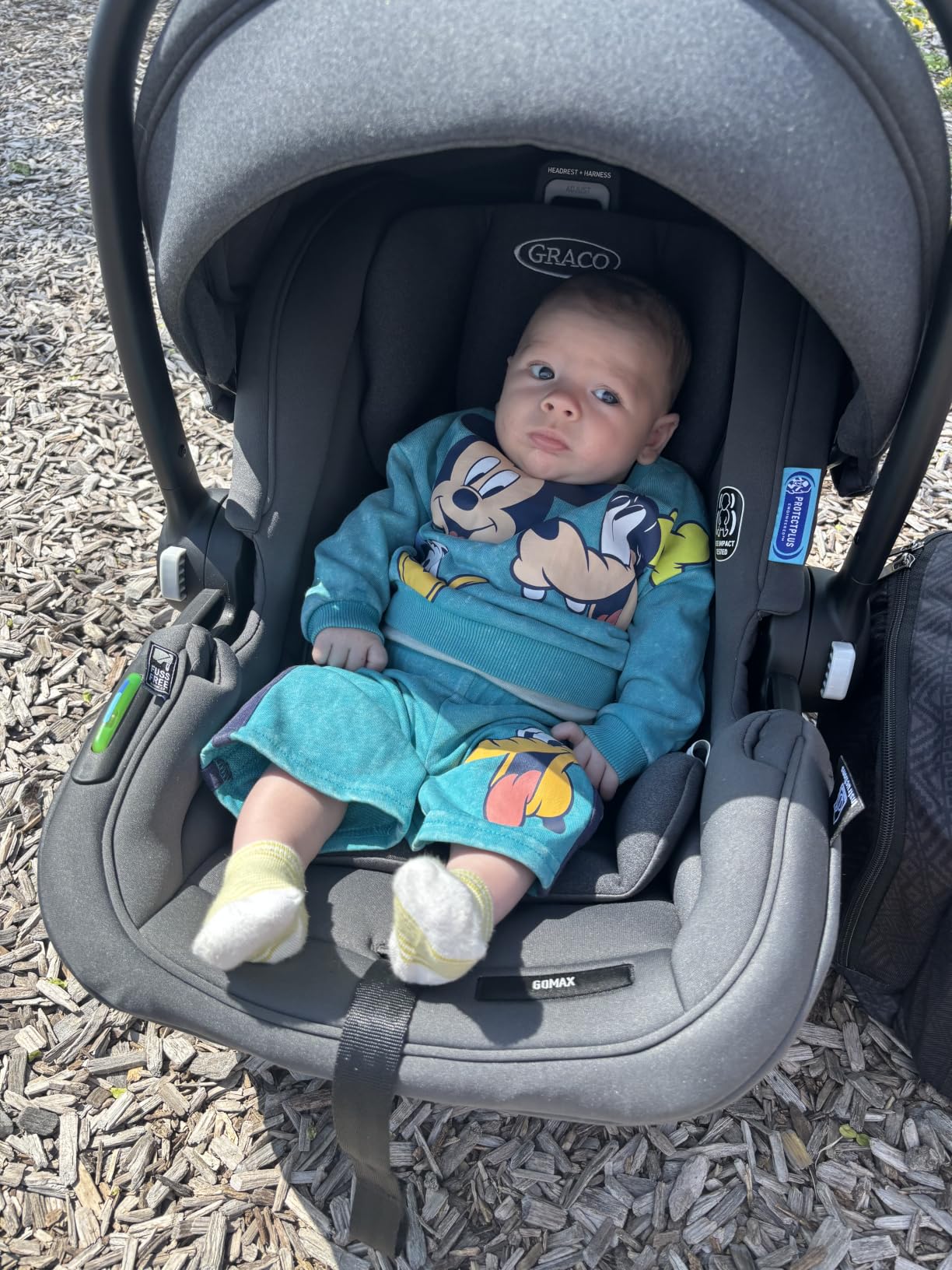 Graco Gomax Infant Car Seat, Baseless Car Seat with Canopy, Rear Facing, Lightweight Carseat customer photo 2