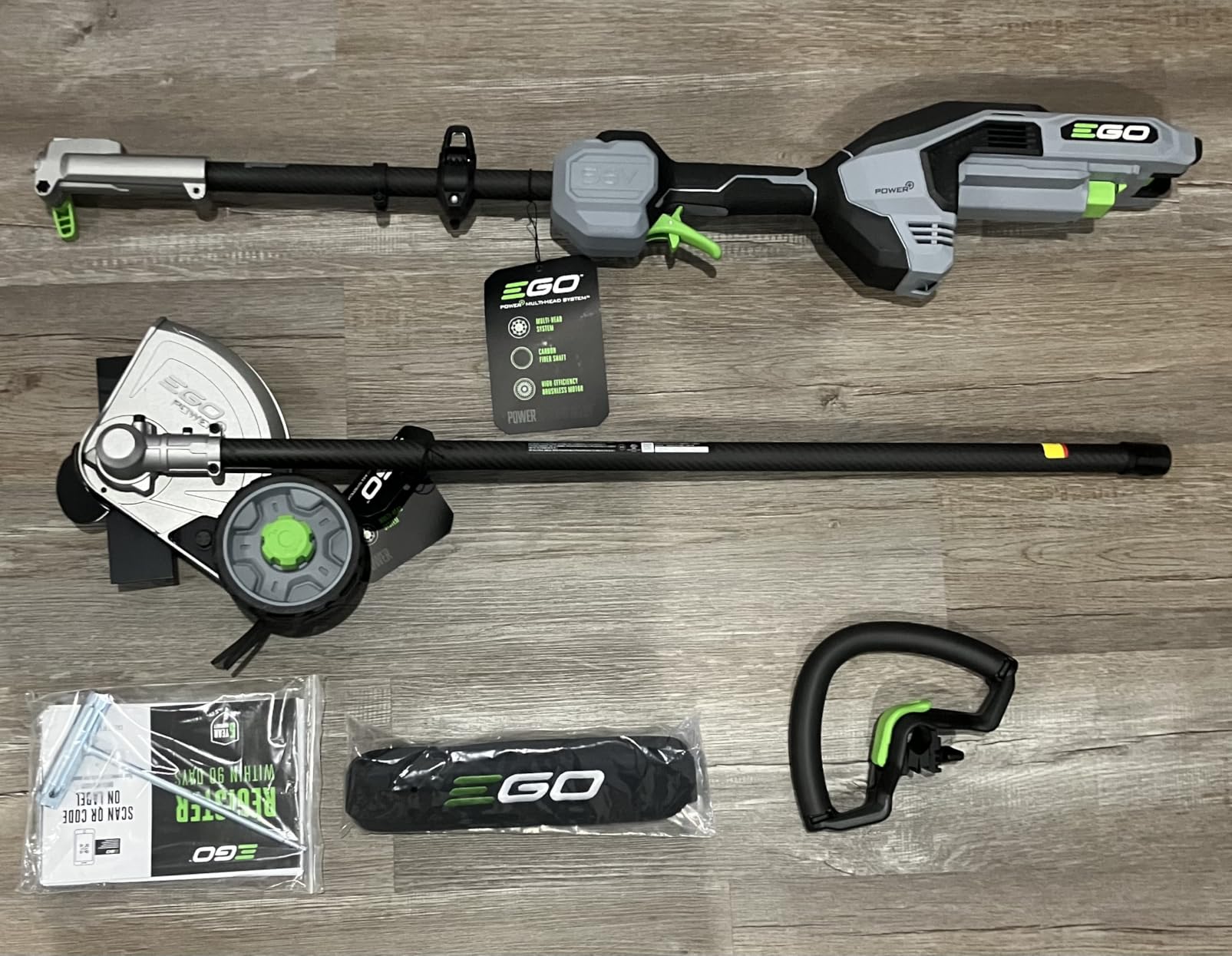 EGO Power+ ME0820 8-in Multi-Head Edger with Carbon Fiber Shaft and Power Head PH1420, Pairs Multi-Head System, Battery and Charger Not Included customer photo 2