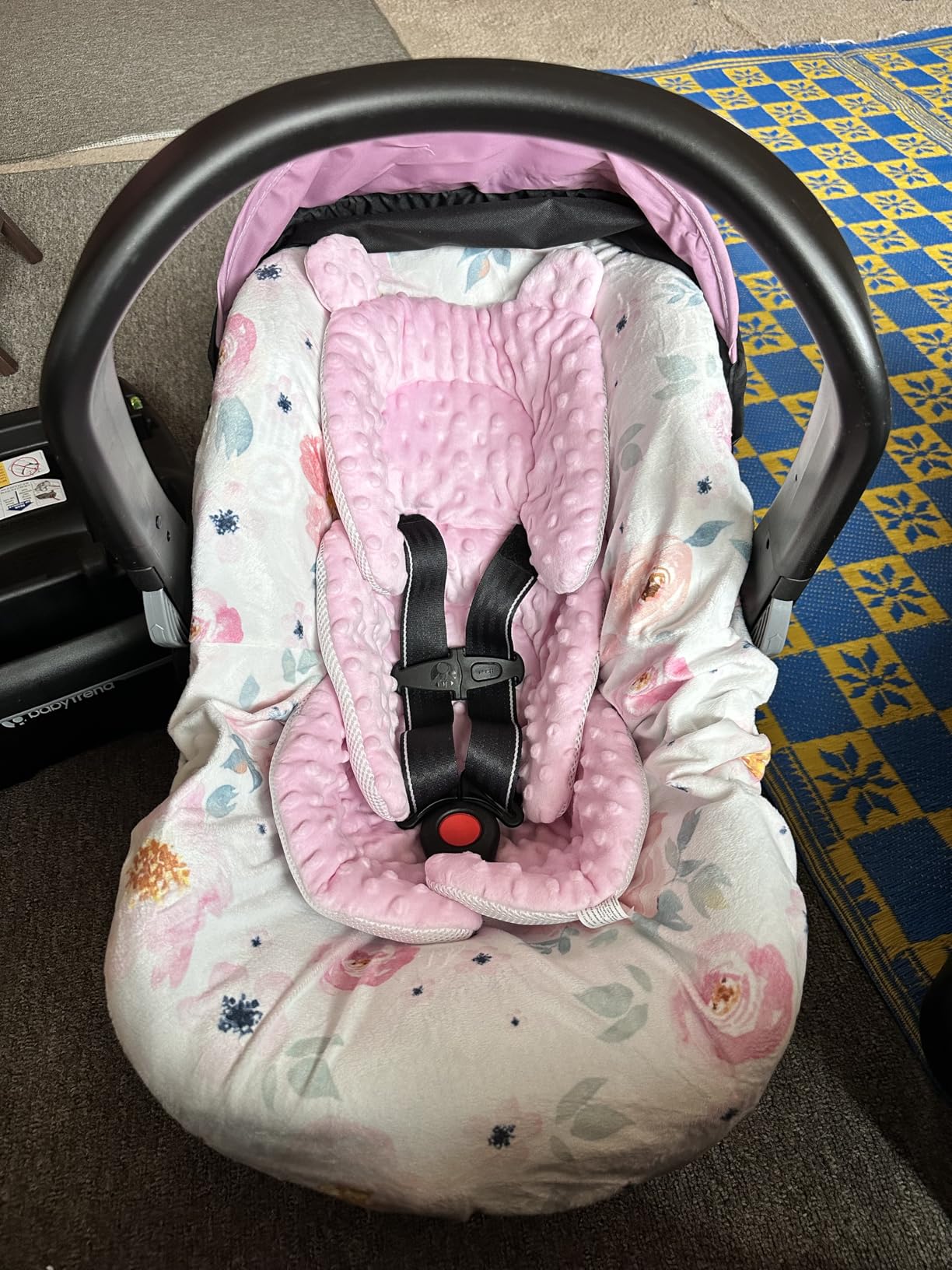 Baby Trend EZ-Lift PRO Infant Car Seat, Dash Tan - Lightweight Premium Carry, Plush Infant Cushioning, Adjustable Harness Support customer photo 1