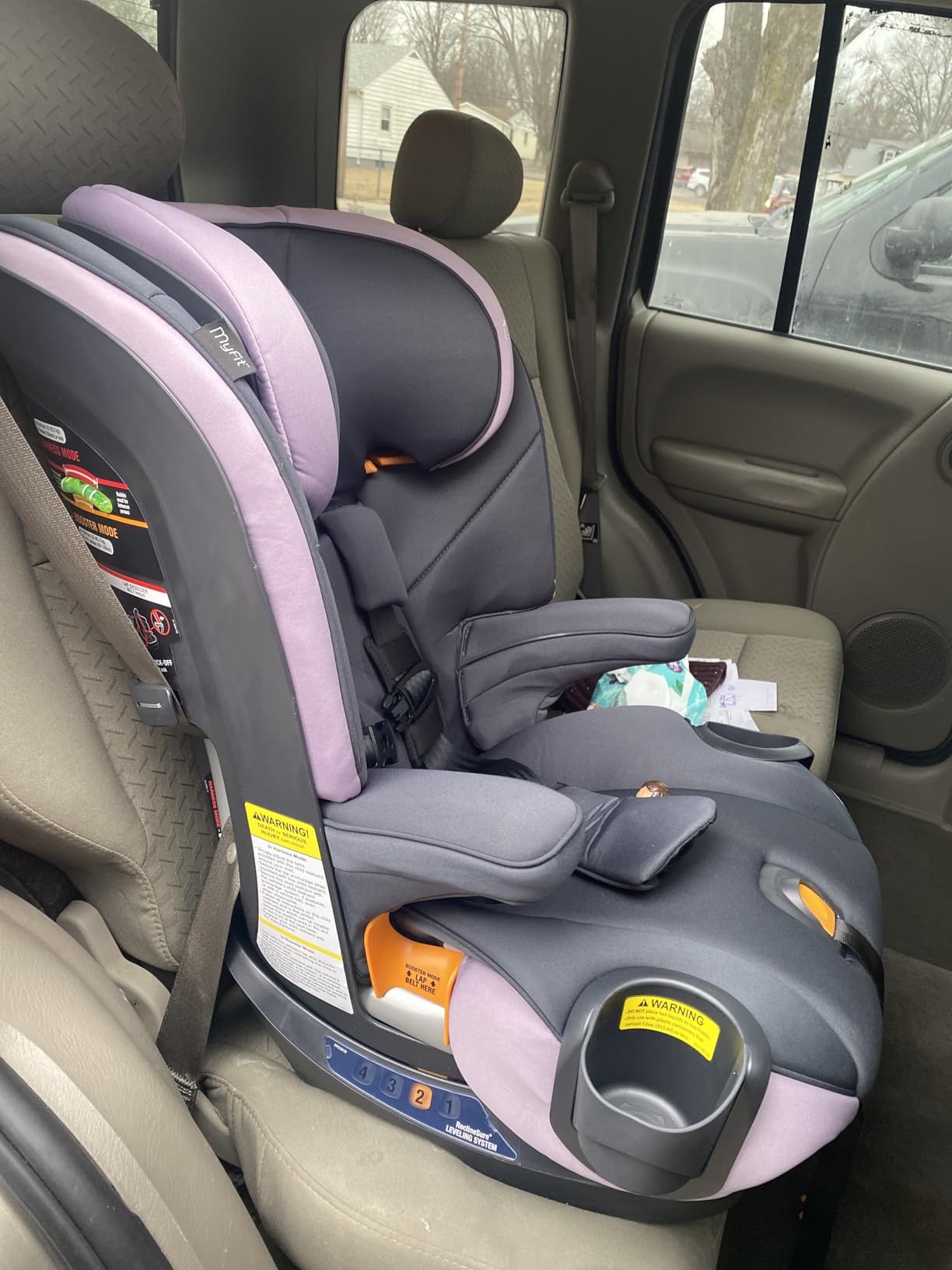 Chicco MyFit Harness + Booster Car Seat, 5-Point Harness and High Back Seat customer photo 2