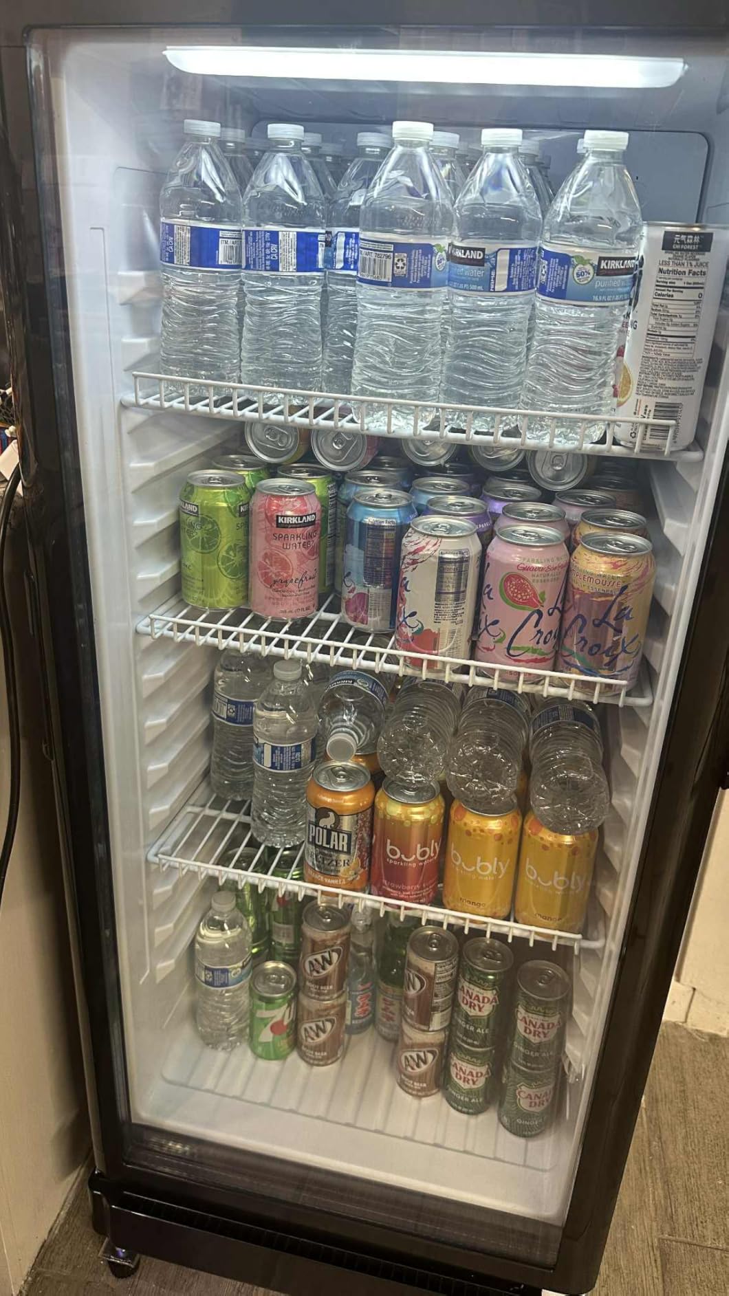 6 Cu.Ft Commercial Refrigerators, Display Fridge with Double-Tempered Glass Door, Beverage Cooler for Bar, Office, Restaurant, Outdoor Beverage Refrigerator with Locking, Key & LED customer photo 2