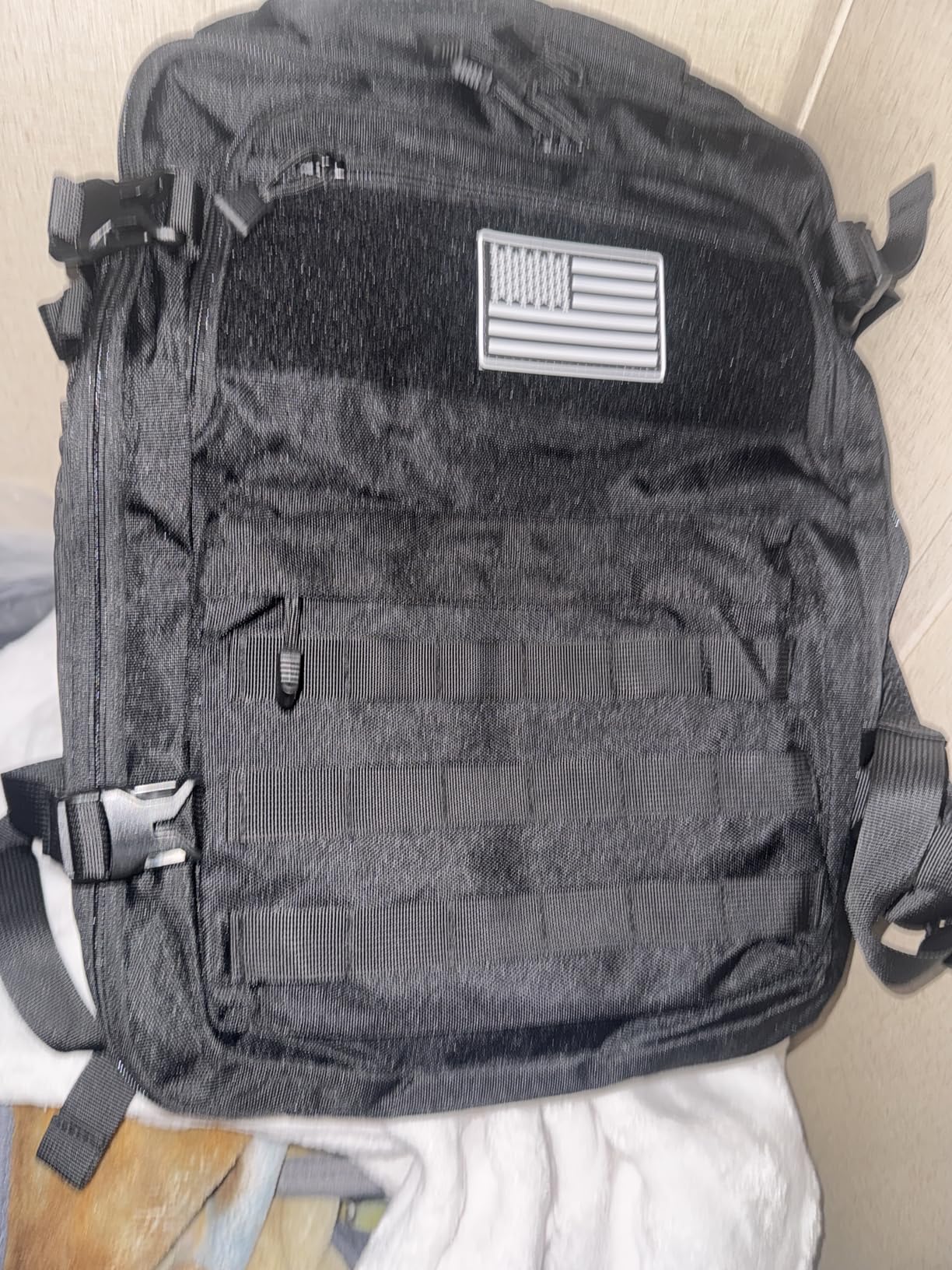 MOZETO TSA Approved Carry On Backpack, Extra Large Tactical Travel Backpack for Men, Airplane Approved Weekender Bag for Flight (Black) customer photo 1
